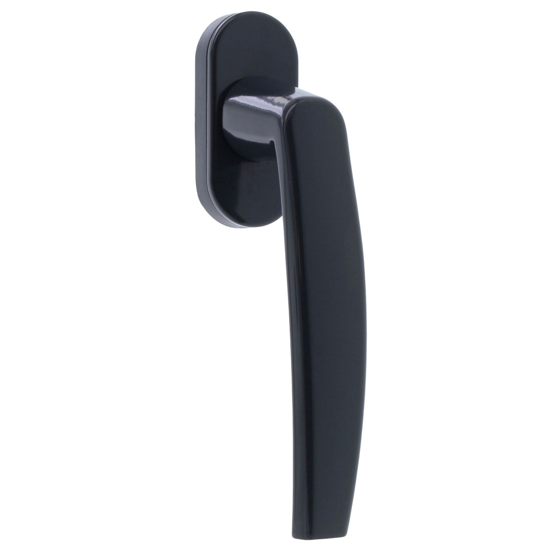 ToniTec Fenstergriff LENA II anthrazit grau RAL7016 inkl. Schrauben, Türgriff, Griff, Fenstergriff, Kunststoff, Schwarz