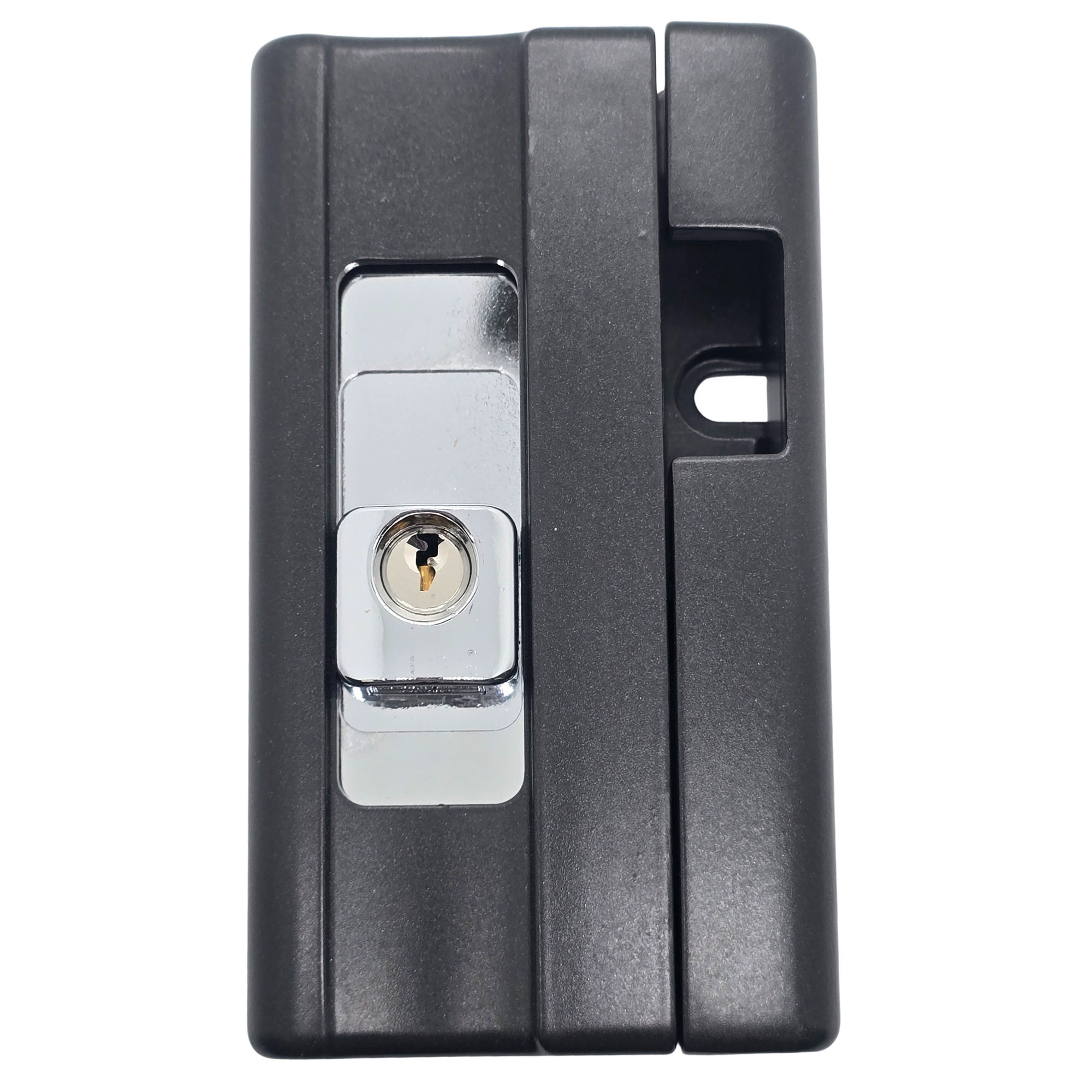 Burg Wächter BlockSafe B1 Fenstersicherung weiß braun verschiedenschliessend + gleichschliessend Braun GL, Sicherheitskasten, Schloss, Metallplatte, Schwarz, Baugröße