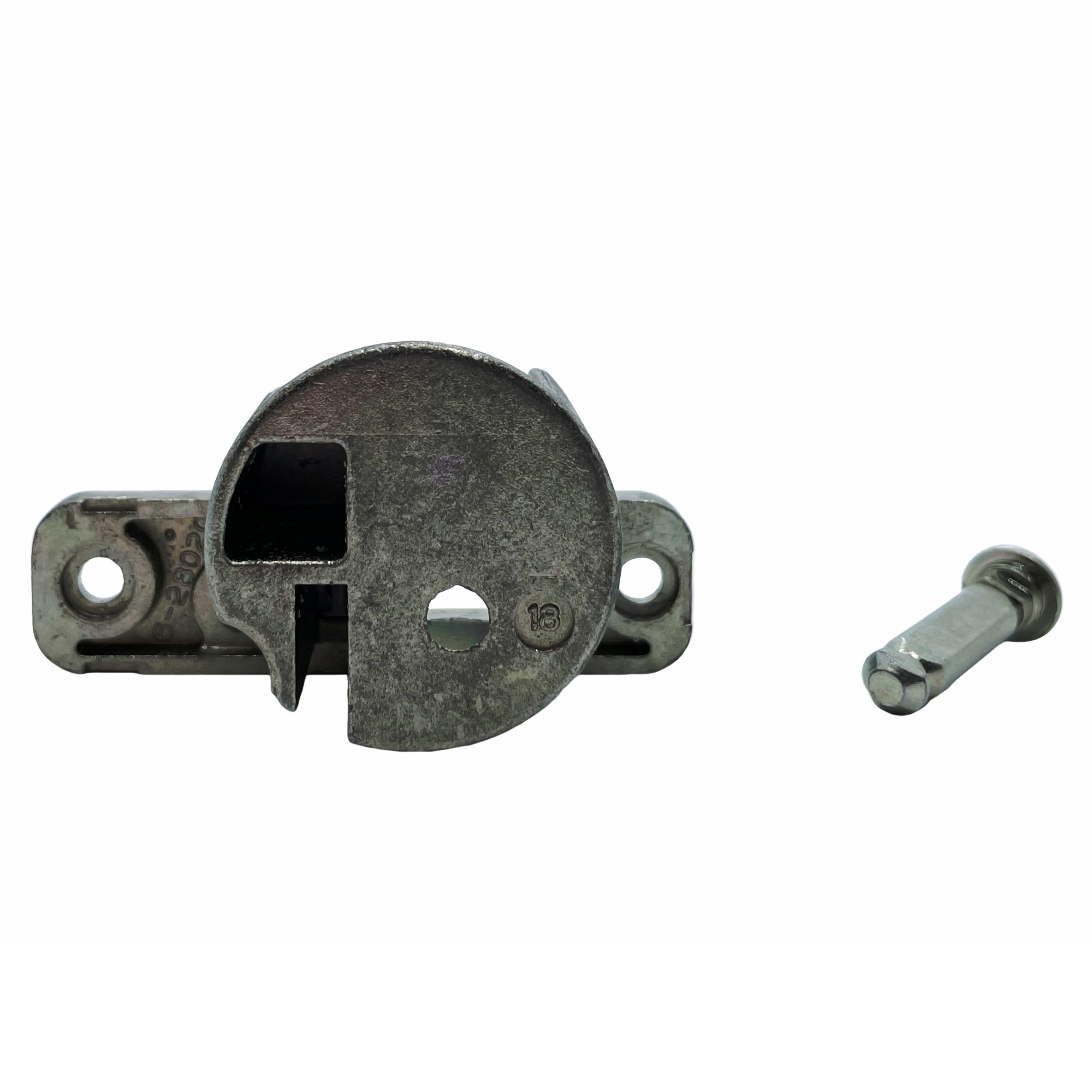 GU Scherenlager UNI-JET M20 links 6-28020, Türschloss, Rundkeil, Metall, Schraubbolzen, Sicherungssperre
