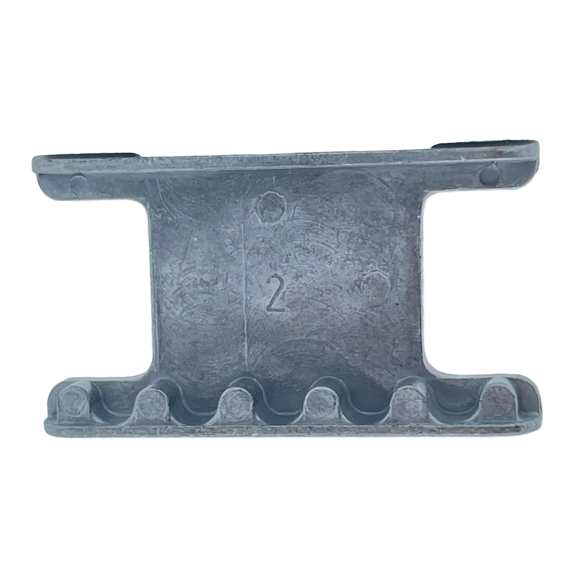 [BA] Hueck Hartmann Umbausatz 2850-03 US alt, rail clamp, Metallteil, I-Bügel-Form, gerillte Basis, industrielles Hardware