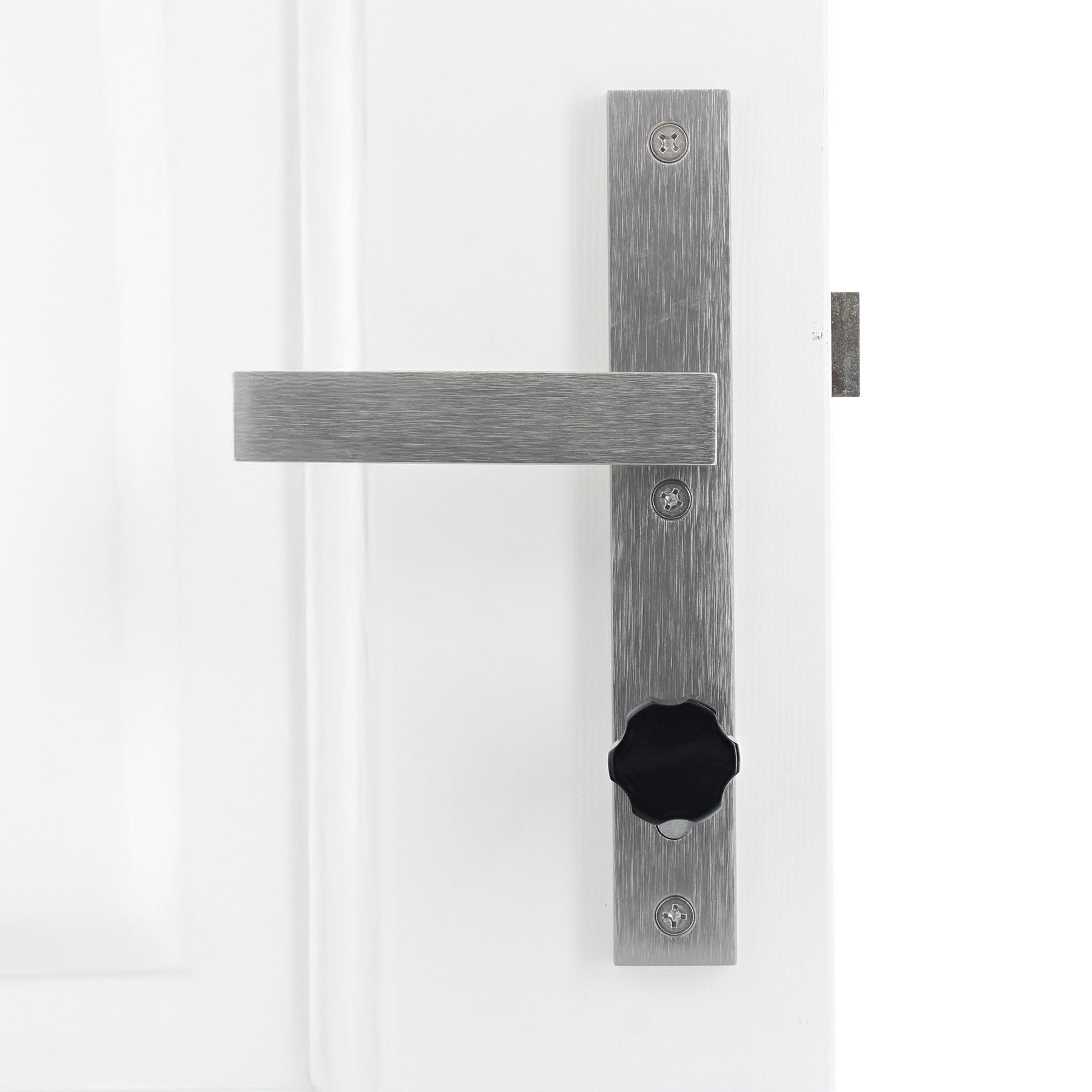 EasyTurn Knaufzylinder verschiedenschließend Serie ABUS EC660 Farbe schwarz Schließseite 70 mm Knaufseite 45 mm inkl. 3 Schlüssel, Türgriff, Metalloberfläche, Hebelgriff, Sichtschutz]?}```Oops need proper German items. Also avoid question mark. Provide 5