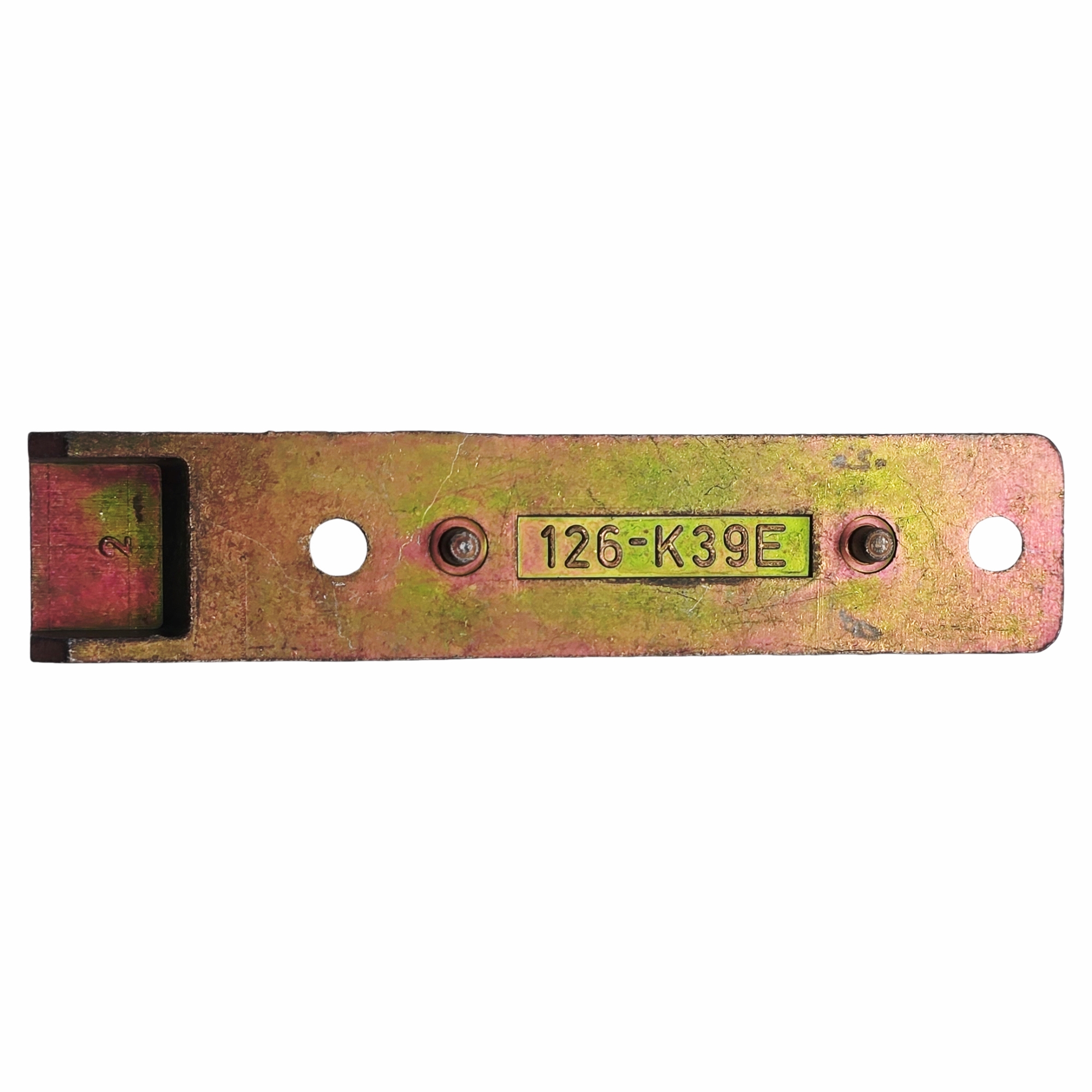 [BA] Weidtmann Kippschließblech 126 – K 39 E, metal plate, serienplatte, eisenblech?, aluminiumlegierung?, lochbohrung