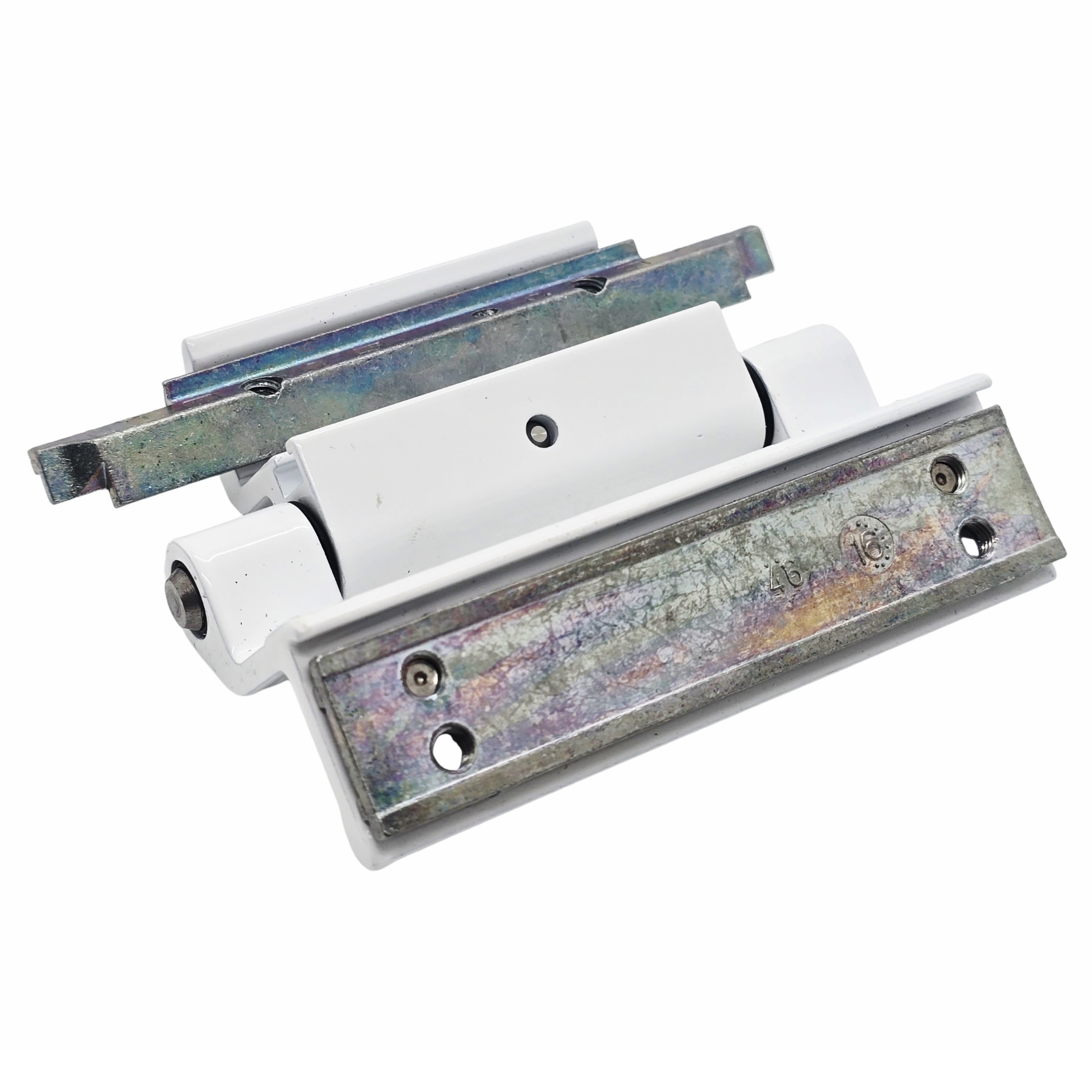 [BA] Siegenia LM 4200 Kippband RAL9016, MMKB0020-504010, Laufrolle, Schiebetürrolle, Türbeschlag, Metall, Verschlussrolle