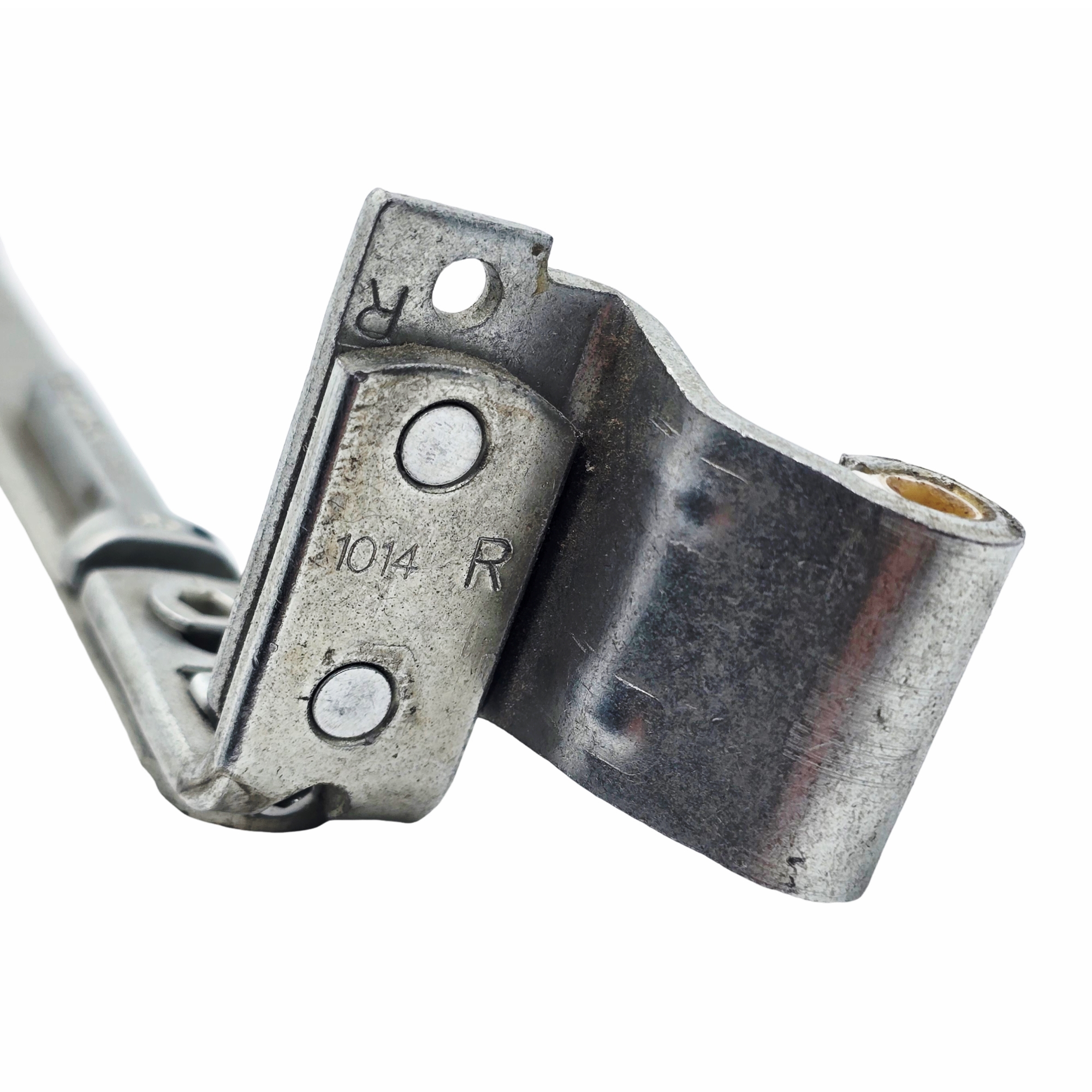 [BA] Axerarm E5 12/18-13 Länge 150 mm rechts, Halterung, Klemme, Metall, Rost, Schraubwinkel