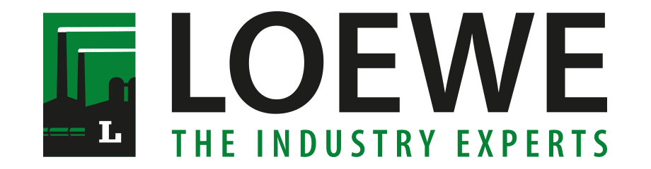 Löwe, logo, loewе, industrie experten, grün, schwarz