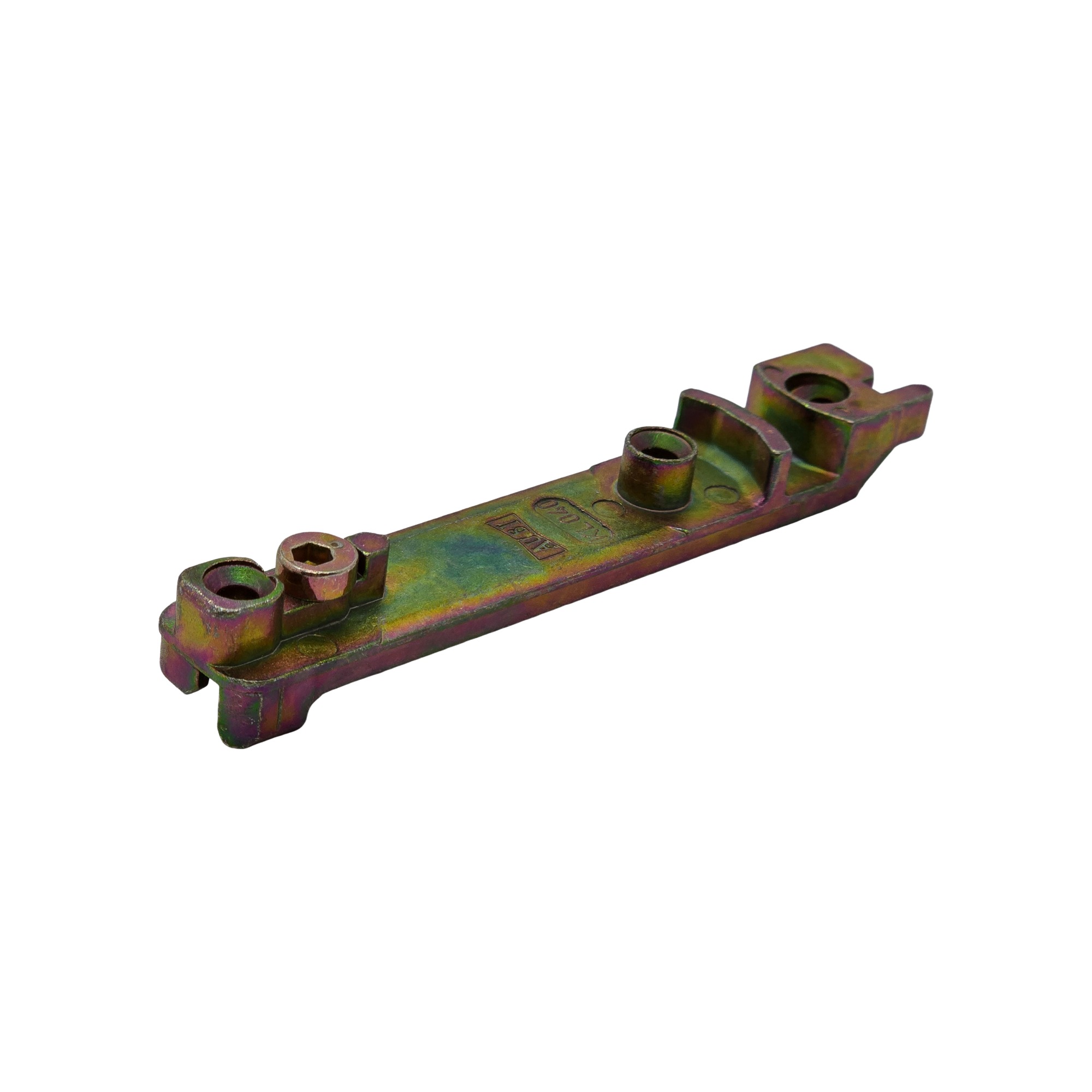 [BA] Aubi Kippschliessblech KL040, Klemmteiler, Metallteil, Mehrzweckhalter, verzinkt, Montagekomponente