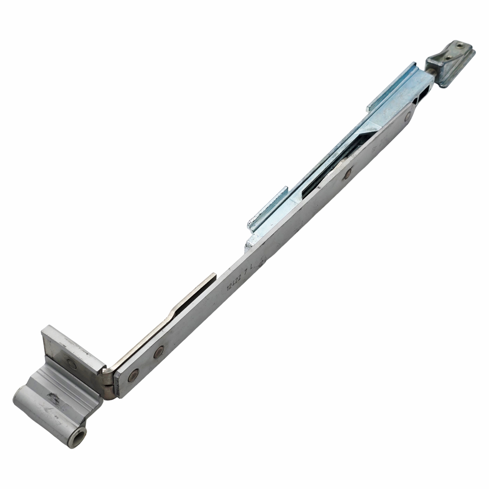 [BA] Hueck Hartmann Schere 12 422 7 silber links, Schubladenführung, Metall, Schiene, Schienenträger, Korbführung
