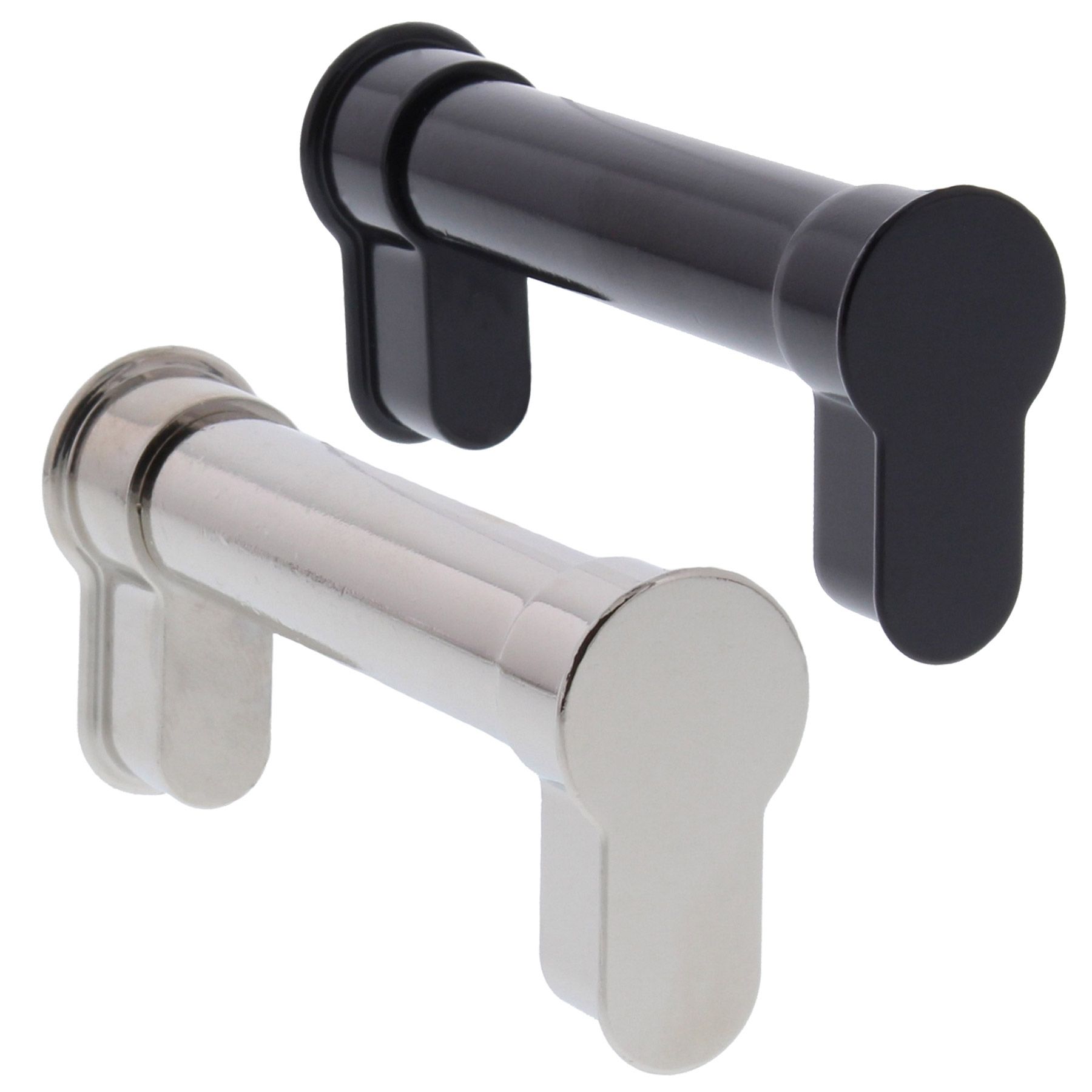 EASYBLIND Blindzylinder TS 77-132 mm universell verstellbar Schwarz, Sinken, Waschbeckenhahn, Griff, Fön, Elektrisches Gerät, Sinken, Waschbeckenhahn, Griff, Fön, Elektrisches Gerät