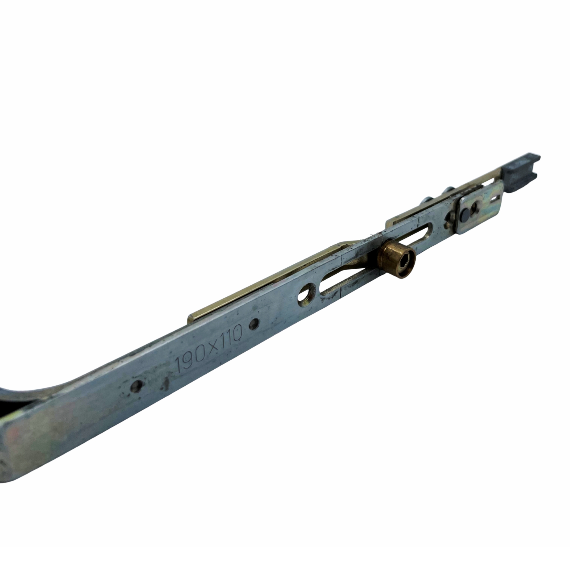 [BA] Fuhr Mittelverschluss 999999H, Tonate Röhren?, Metallbahn, Gleitmechanismus, Haltewinkel, Maschinenteil