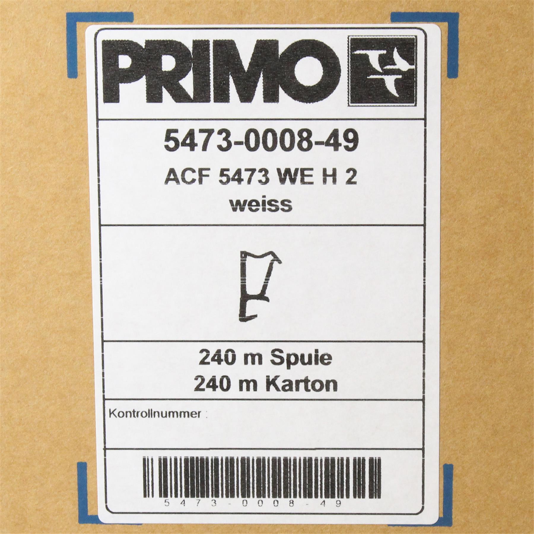 Primo Dichtung RAL 9004 (240m) ACF 5473H/2, Text, Papier, Dokument, Quittung
