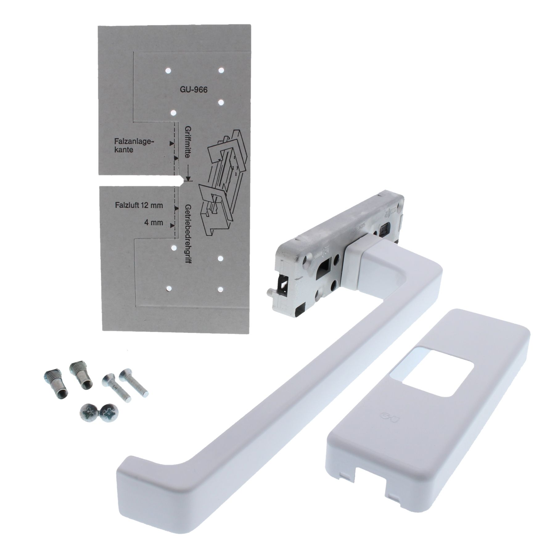 [B-WARE] OUTLET GU PSK Getriebegriff Drehgriff DIRIGENT 966 mit Aussperrsicherung K12920 34225 links Weiß, Adapter, Elektronik, Hardware, Adapter, Elektronik, Hardware, Adapter, Elektronik, Hardware
