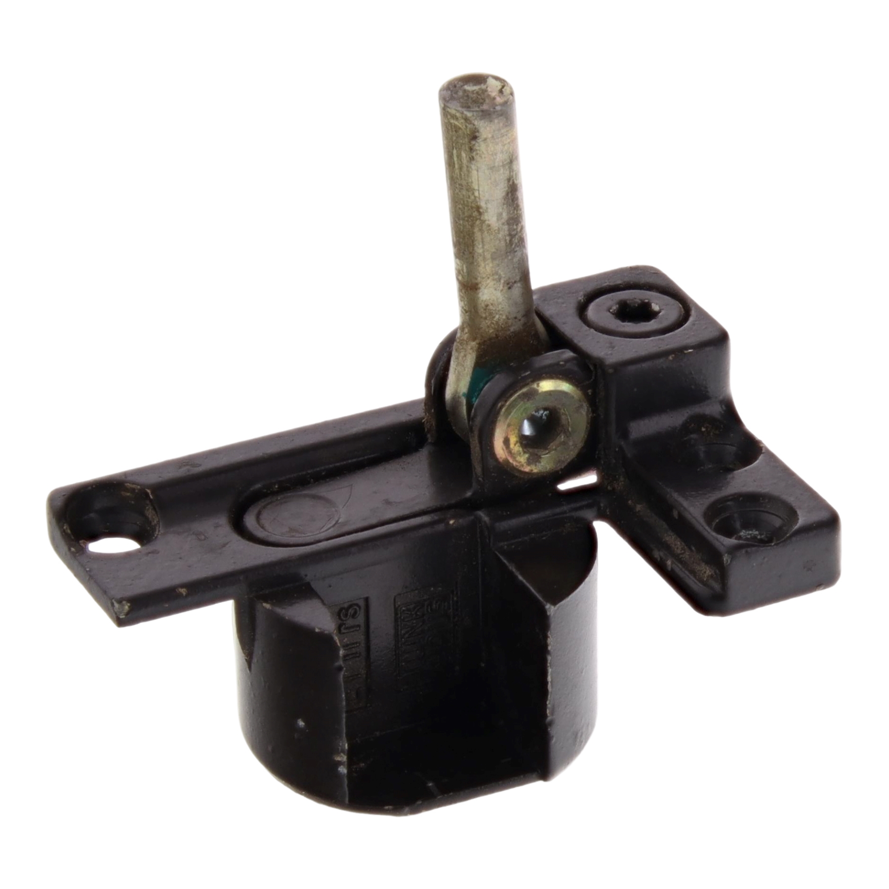 [BA] Winkhaus Ecklager ET11 18 mm Überschlag rechts braun, Umlenkung, Scharnier, Halterung, Schraube, Metallstift