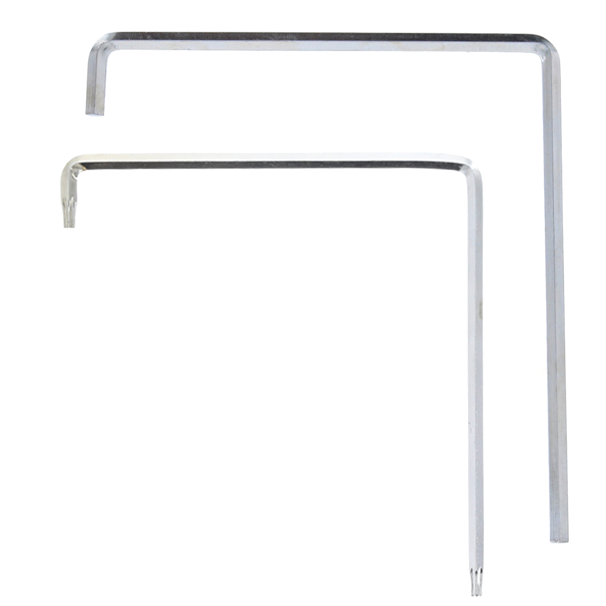 [NR] FEPS Fenster-Einstellschlüssel-Set inkl. FE-ES002 4 mm sechskant und FE-ES003 T15 Torx verzinkt (je 1 Stück), Zugwerkzeug, Hakenwerkzeug, Metallrahmen, L-form, Werkzeugzubehör