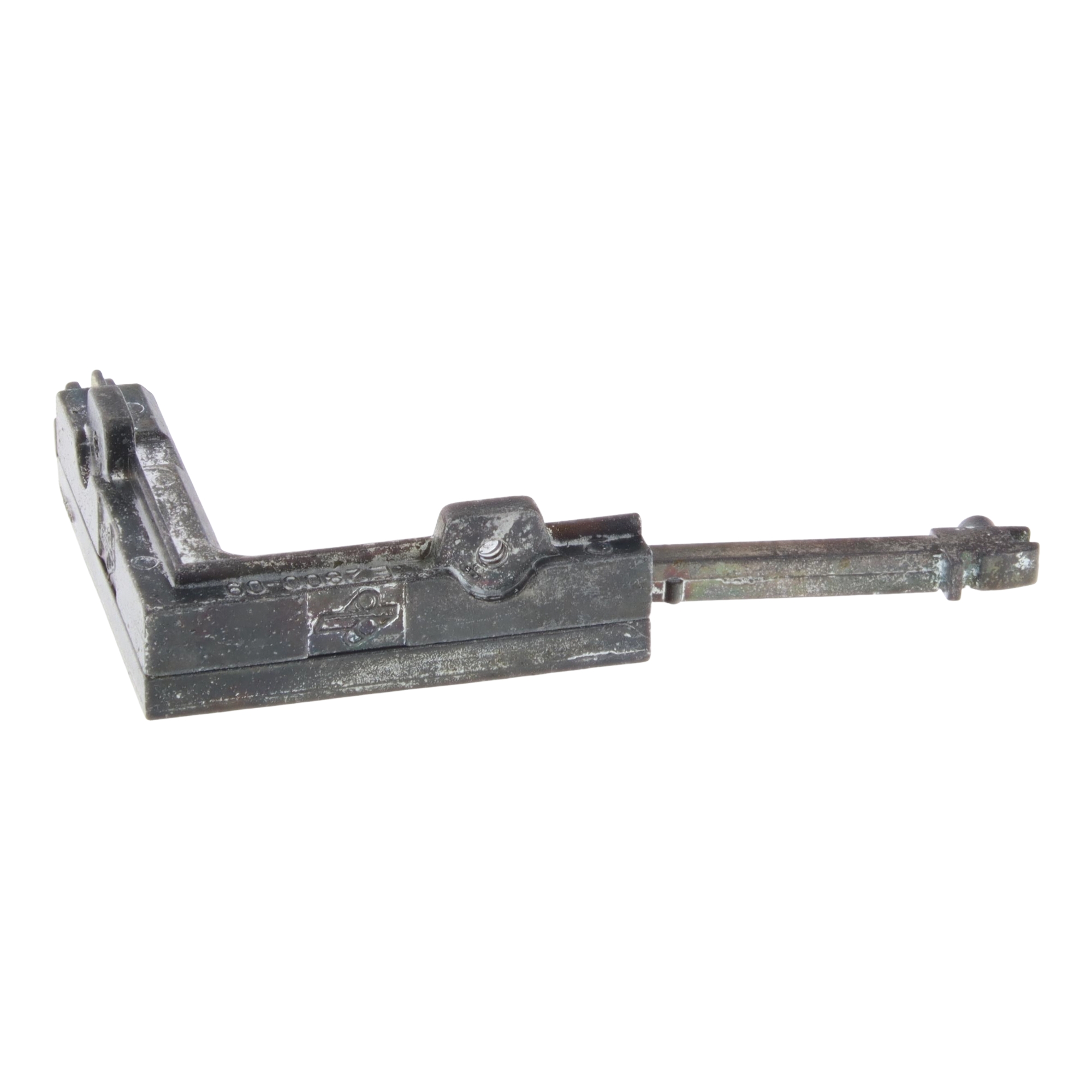 HUECK HARTMANN Mittelverriegelung mit Eckumlenkung E 2802, Werkzeug, Schraubenschrauber, Metallteil, erweiterbar, alterungslook