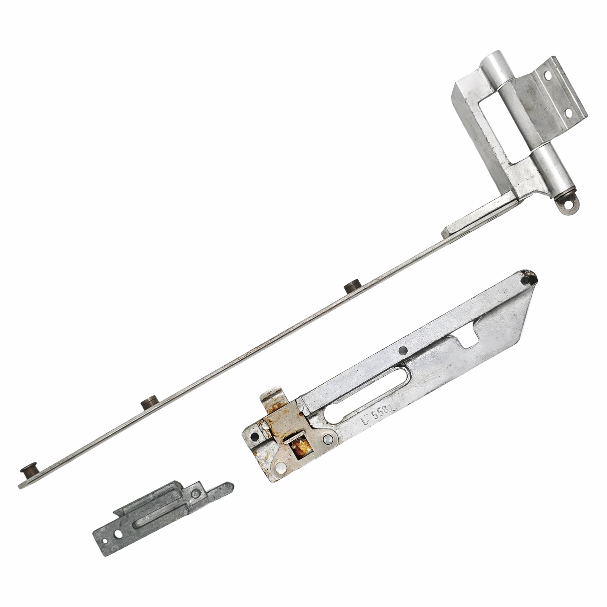 [BA] Hueck Hartmann Schere 2830 links, Hinge, Pole, Scharnier, Metallteil, Hebelmechanismus