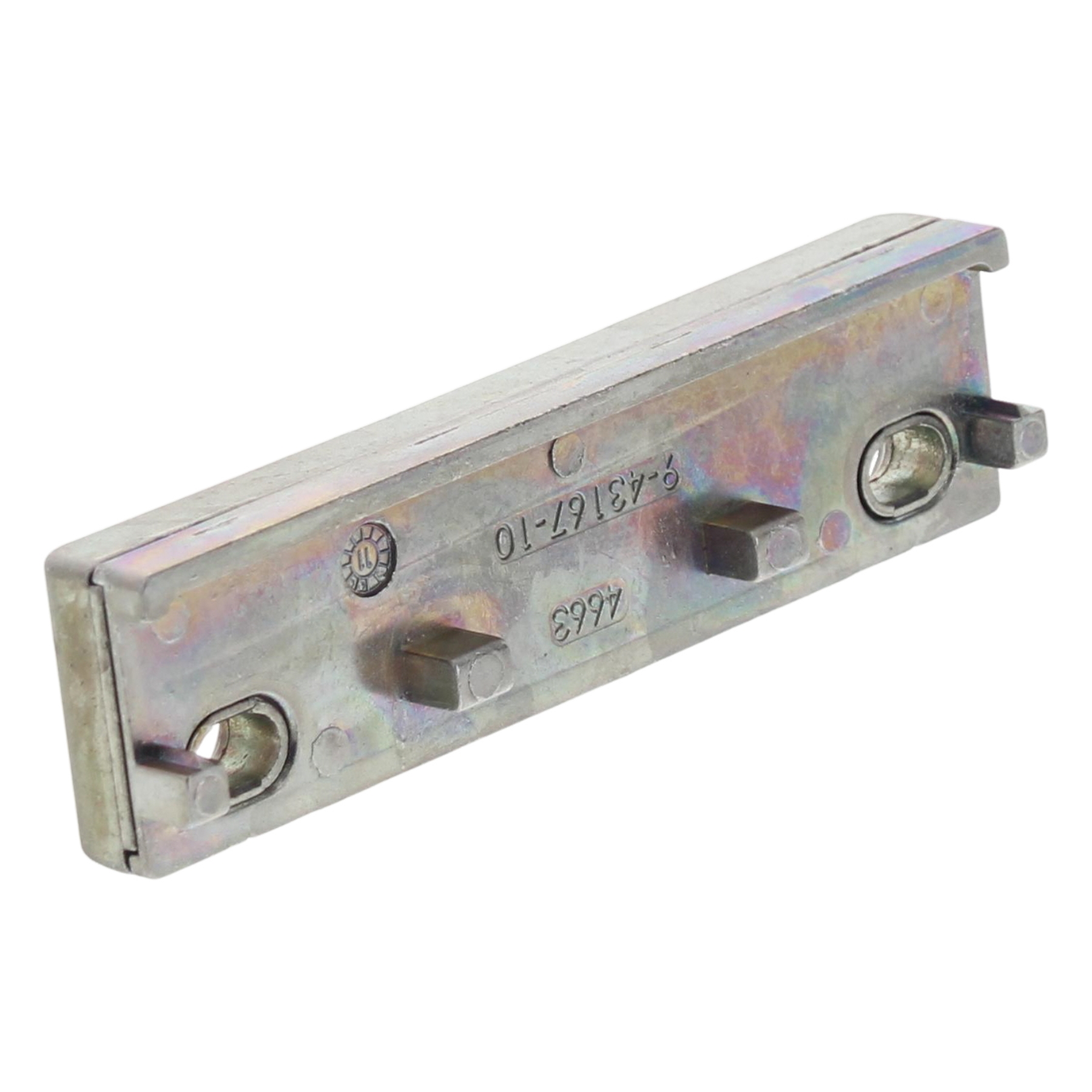 GU Btl. Türschnäpper 13 Veka Topline, magnetischer Türriegel, Metallhalterung, Spaltriegel, Silbermetall, Beschläge
