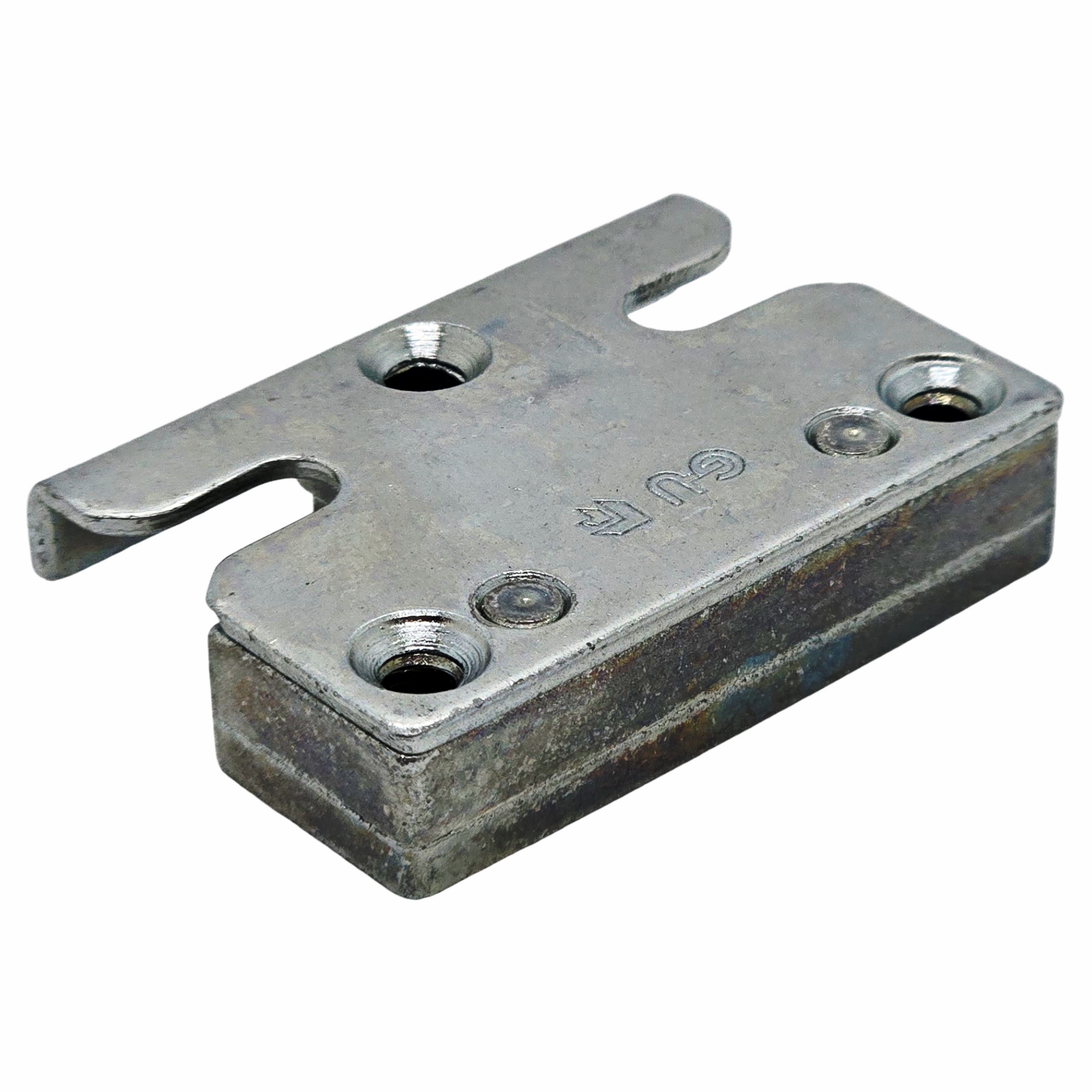 [BA] GU Sicherheitsschließblech 9-40366 Gr 03, Metallteil, Schnappverschluss, Metallisch, Beschlag, Nut