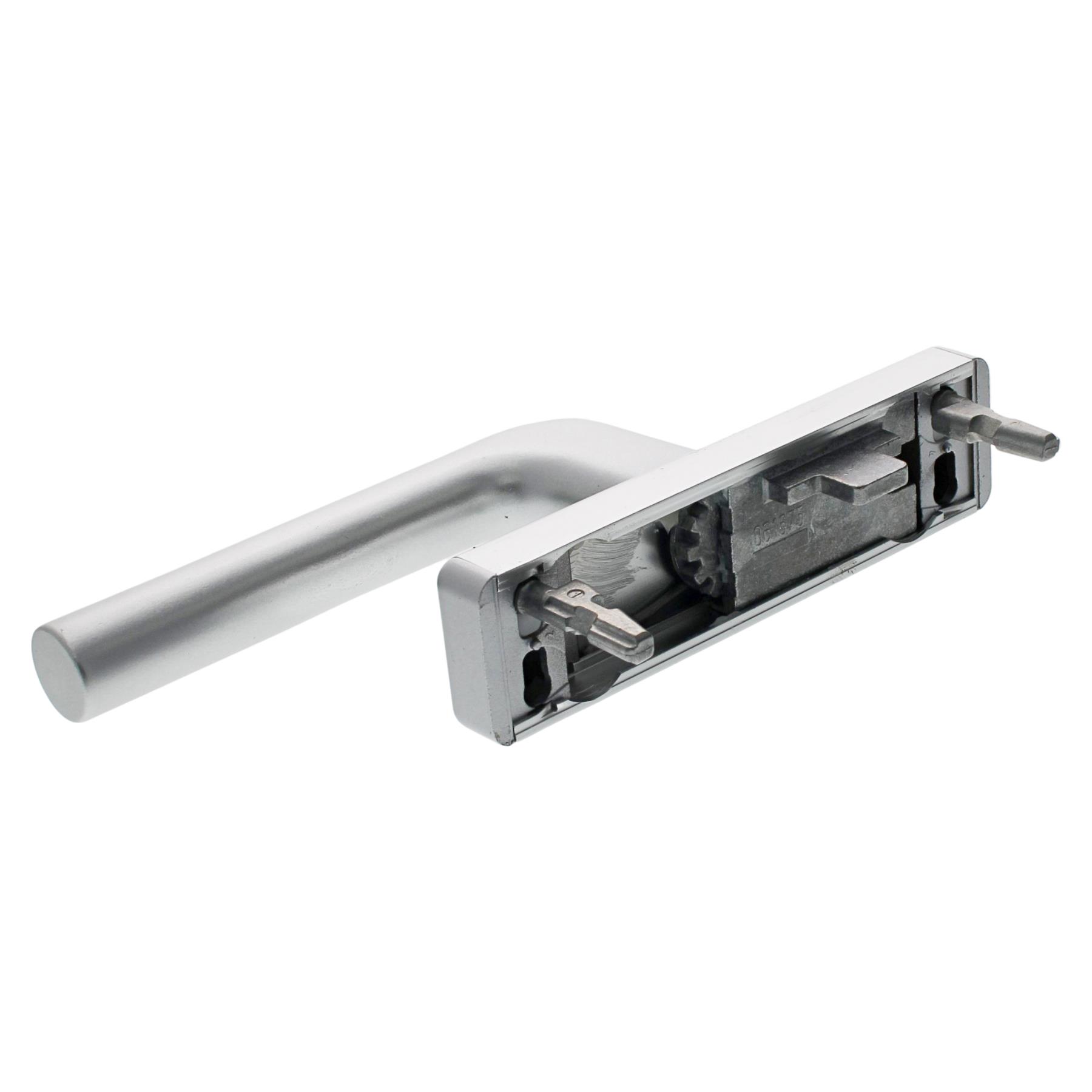 WICONA Fenstergriff Getriebegriff Aluminium silber 061675, Sinken, Waschbeckenhahn, Griff, Sinken, Waschbeckenhahn, Griff
