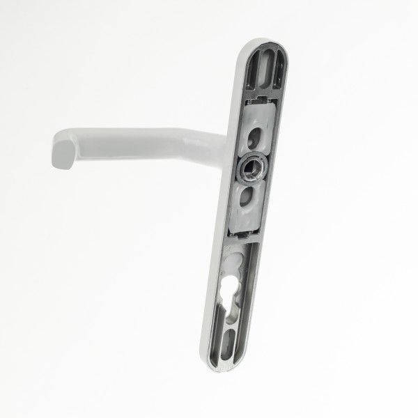 ToniTec Halbgarnitur 1/2 Innengarnitur Drücker VARIO PZ 92mm mit Hochhaltefeder Weiss, Griff, Elektronik, Handy, Telefon