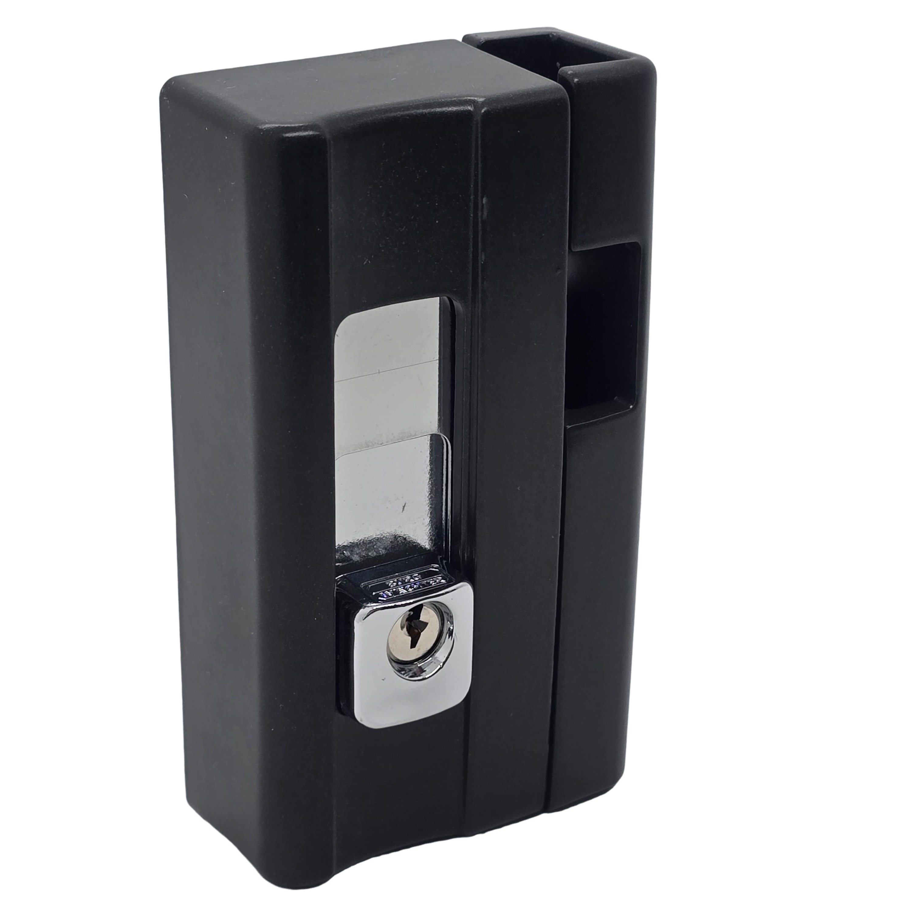 Burg Wächter BlockSafe B1 Fenstersicherung weiß braun verschiedenschliessend + gleichschliessend Braun GL, Kabelschloss, Schloss, Verschluss, Sicherheit, Schraubenschloss