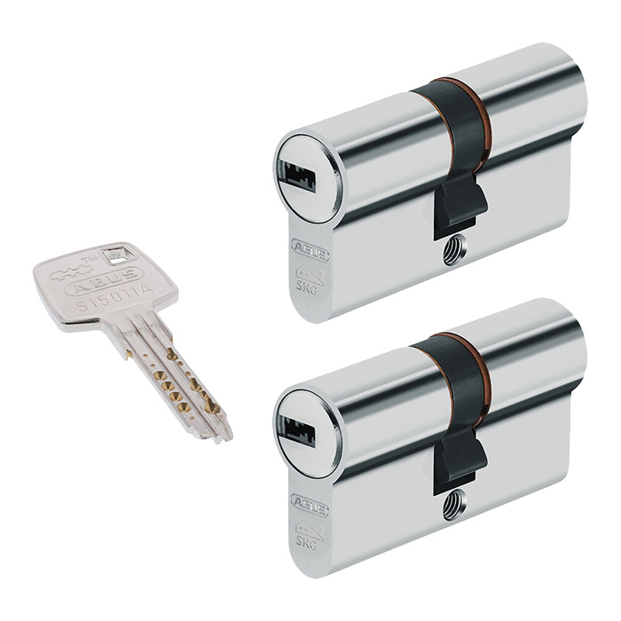 Gleichschließende Zylinder, USB Schloss, Schlüsselschloss, Zylinder-Verschluss, Doppelsicherung, Sicherheitsschloss