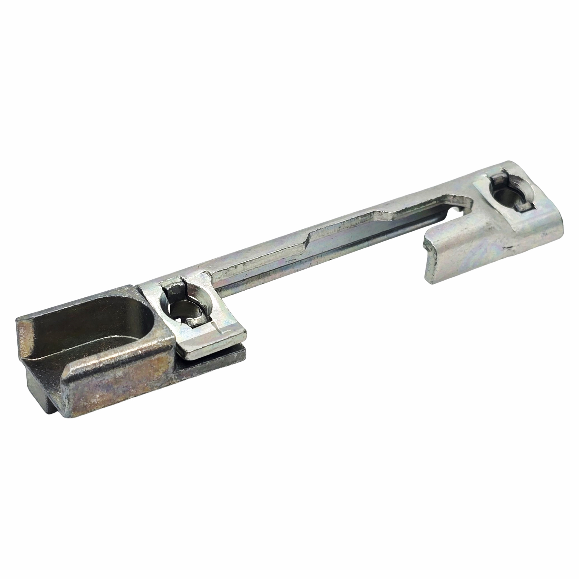 [BA] Aubi Kippschließblech KT803 L, KT803-6LV01, Mechanismus, Metallteil, rechteckiger Halter, geslottete Stange, Beschläge/Verbindungsstück