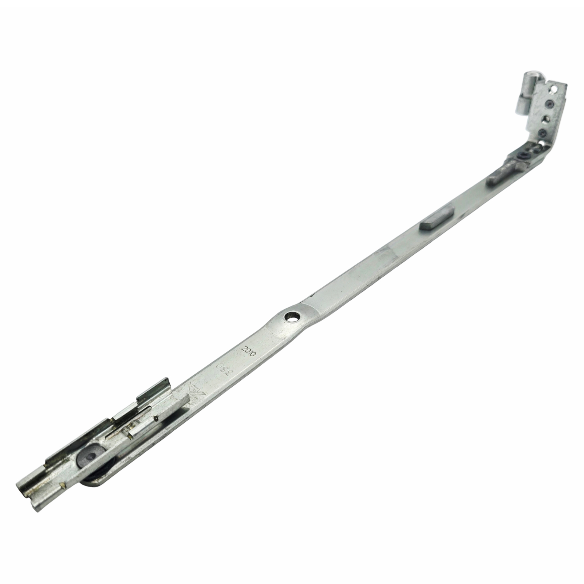 [BA] Roto NT Axerarm E5 12/18-13 für Holzfenster rechts 350 (FFB 601-800 mm), Scharnier, Metallteil, Türbeschlag, Gleiter, Klemmmechanismus