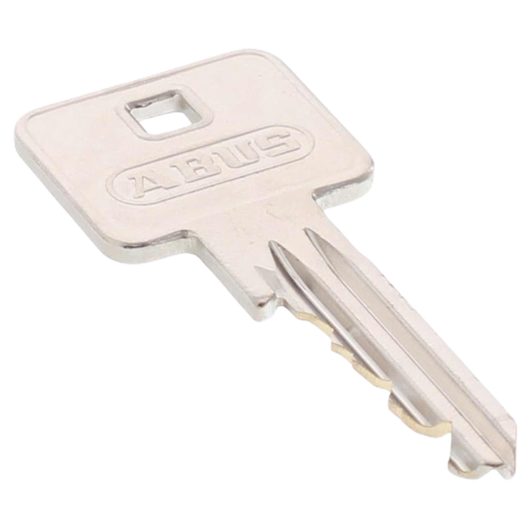 Abus E20/E30 Nachschlüssel nach Code, Schlüssel, Metall, Schlitz, Zahn, Flachkopf