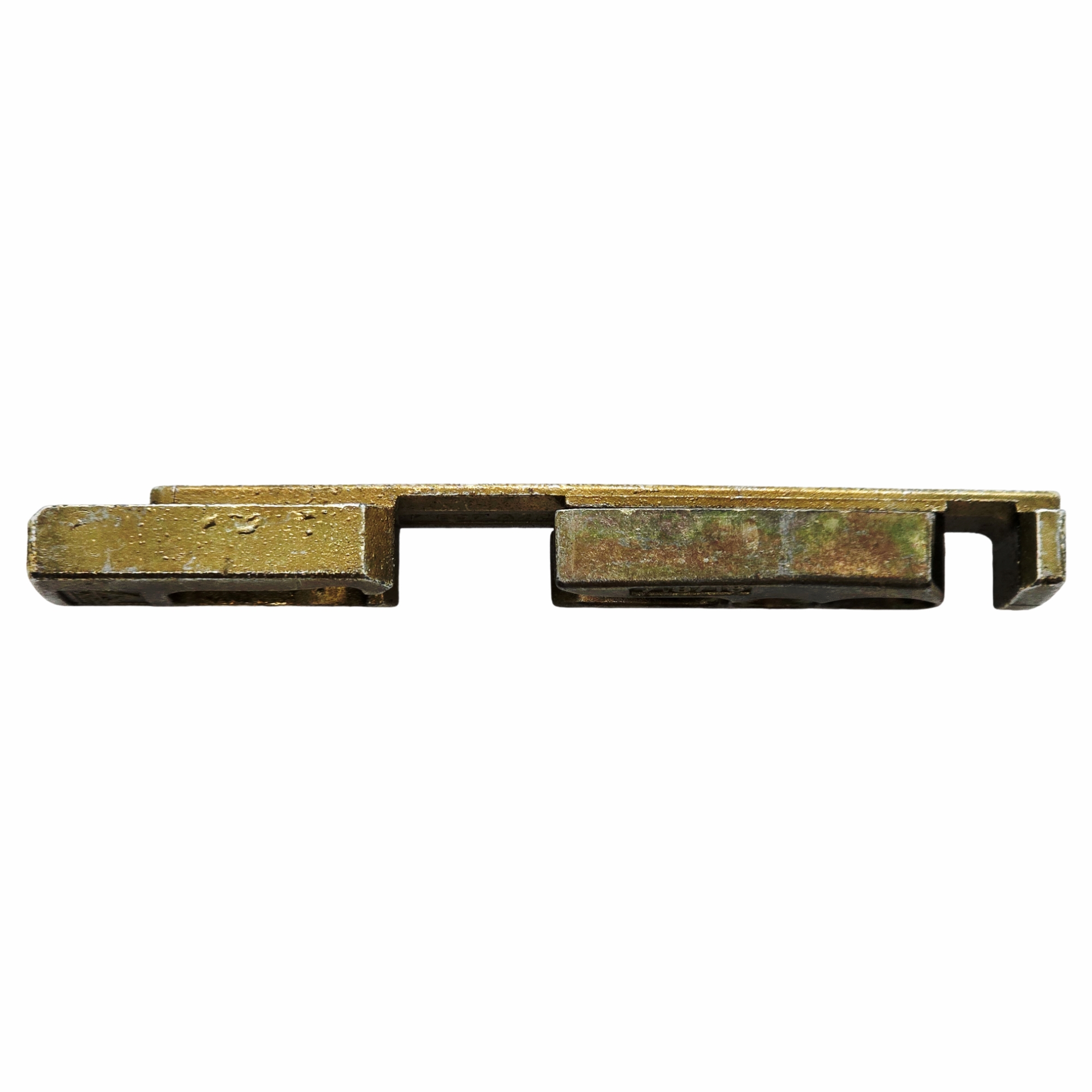 [BA] Roto Kippschliessblech K 607 A22, 7,8/18, 6482382400, Metallteil, gehärtetes Stück,  rostiges Metall, eingesetzte Stange, industrielles Bauteil