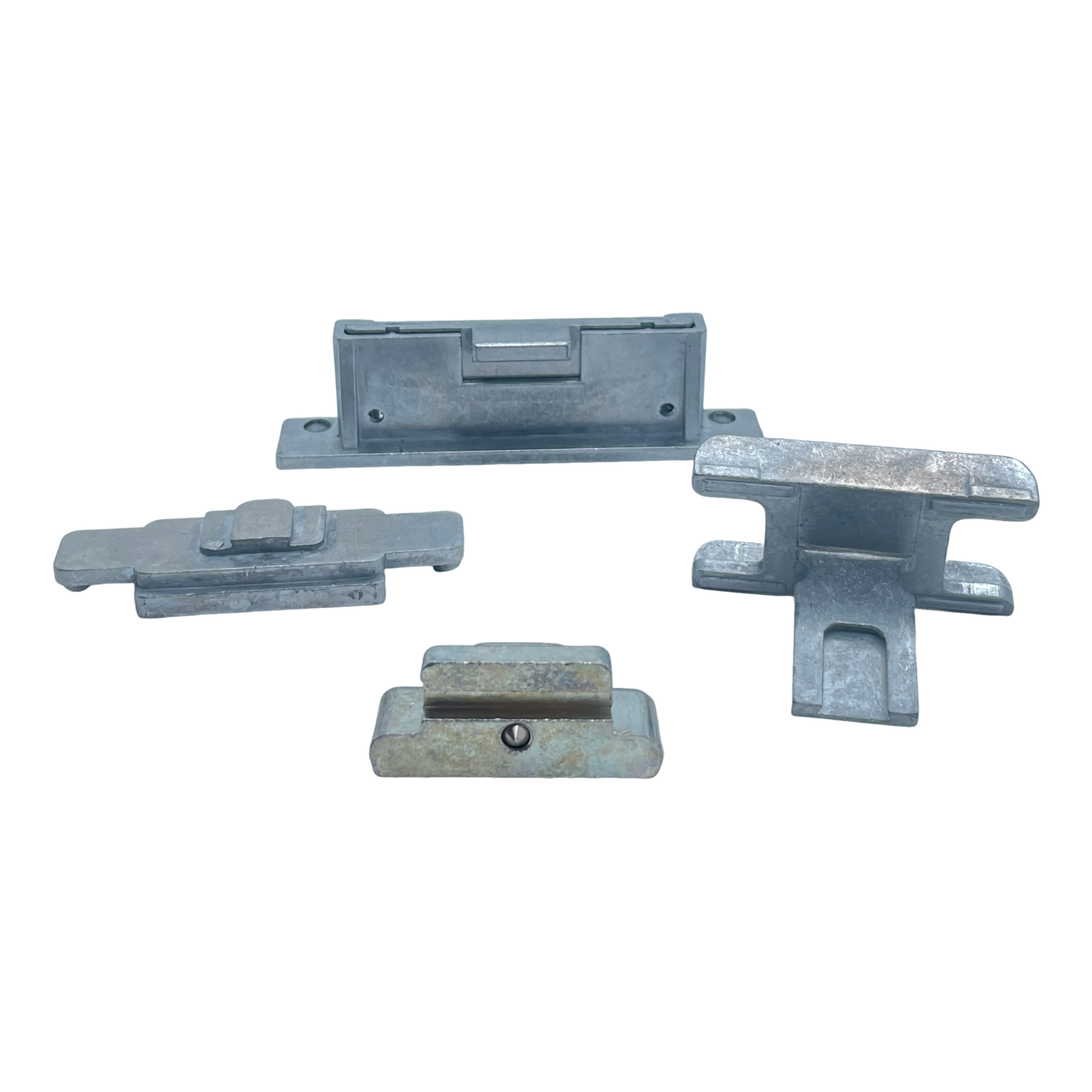 [BA] Hueck Hartmann Umbausatz 2850-03 US alt, Metallverschluss, Schnappverschluss, Riegel, Halterung, Schließteil