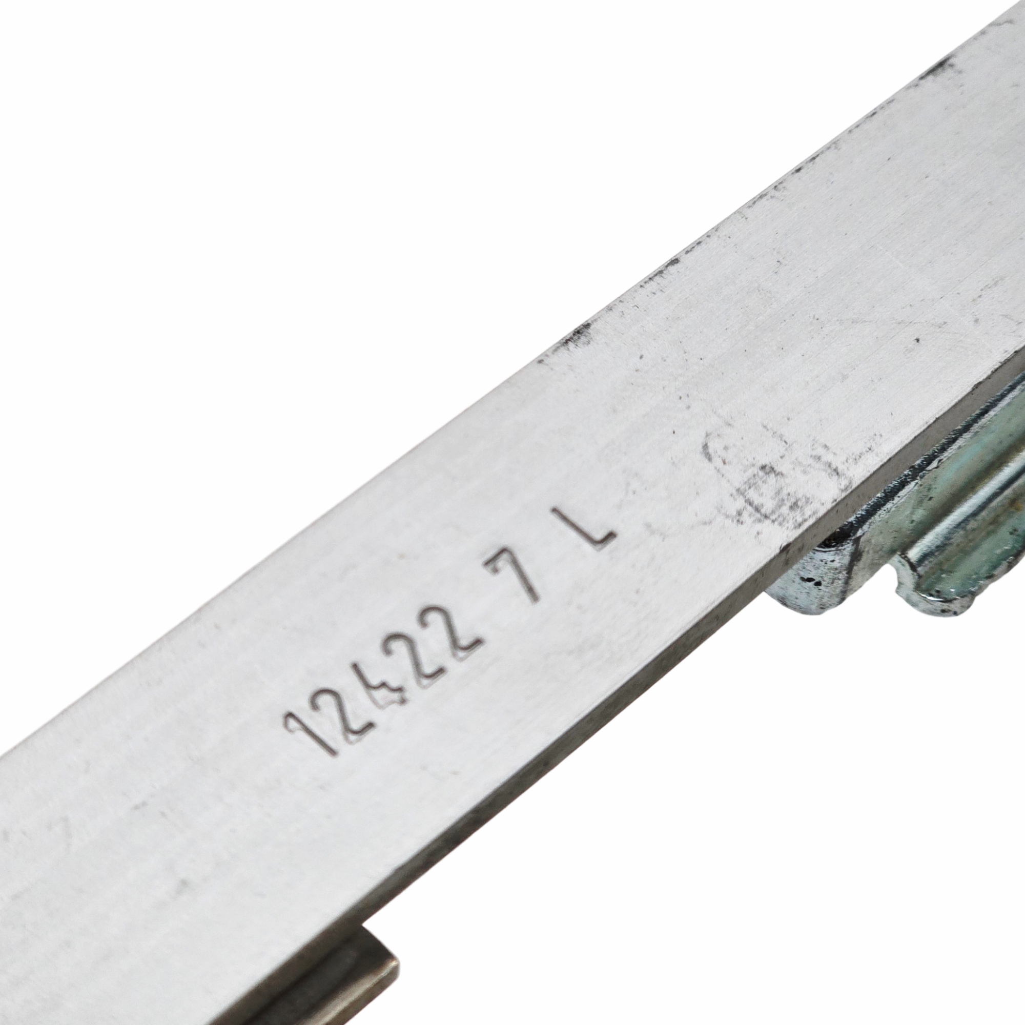 [BA] Hueck Hartmann Schere 12 422 7 silber links, metalllineal, stahllineal, messwerkzeug, metallisch, graduierungen
