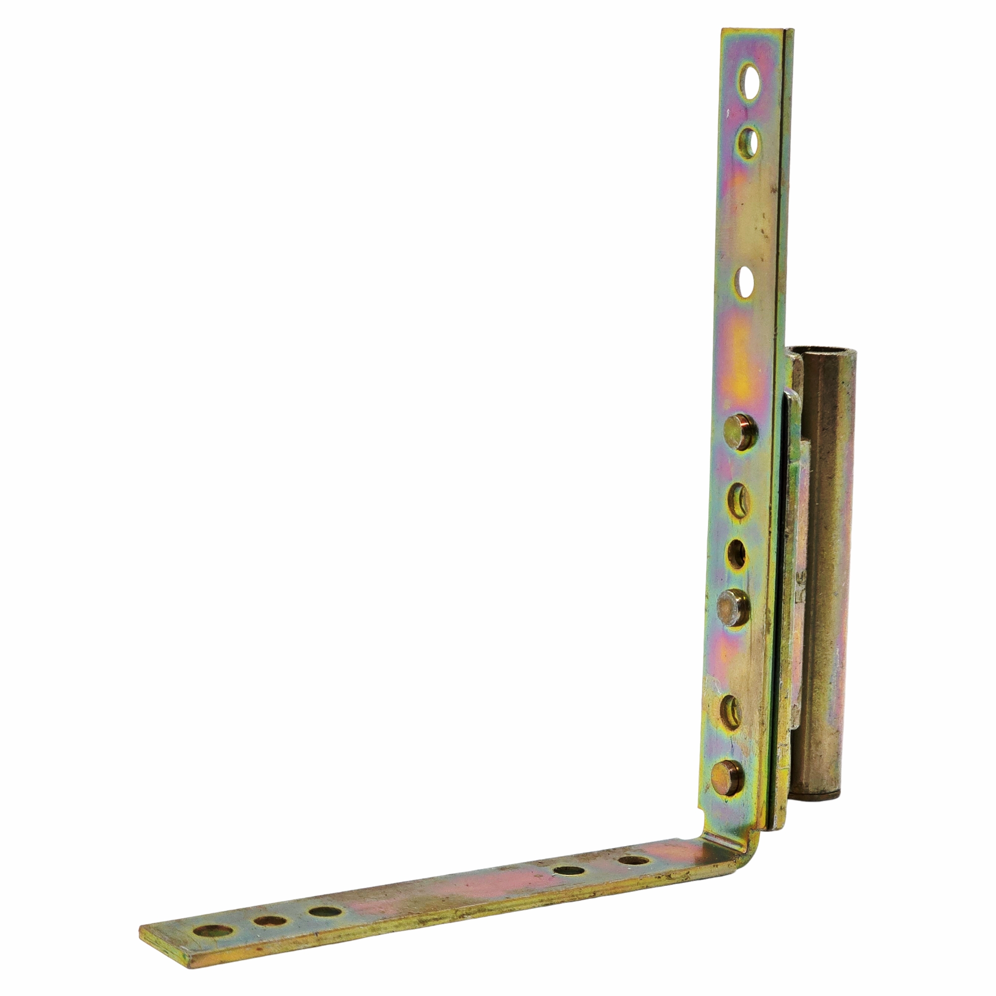 [BA] Aubi Ecklagerwinkel EW693-4L301, Scharnier, Metallbeschlag, Vielkantenelement, L-förmiges Bauteil, Verzinkt
