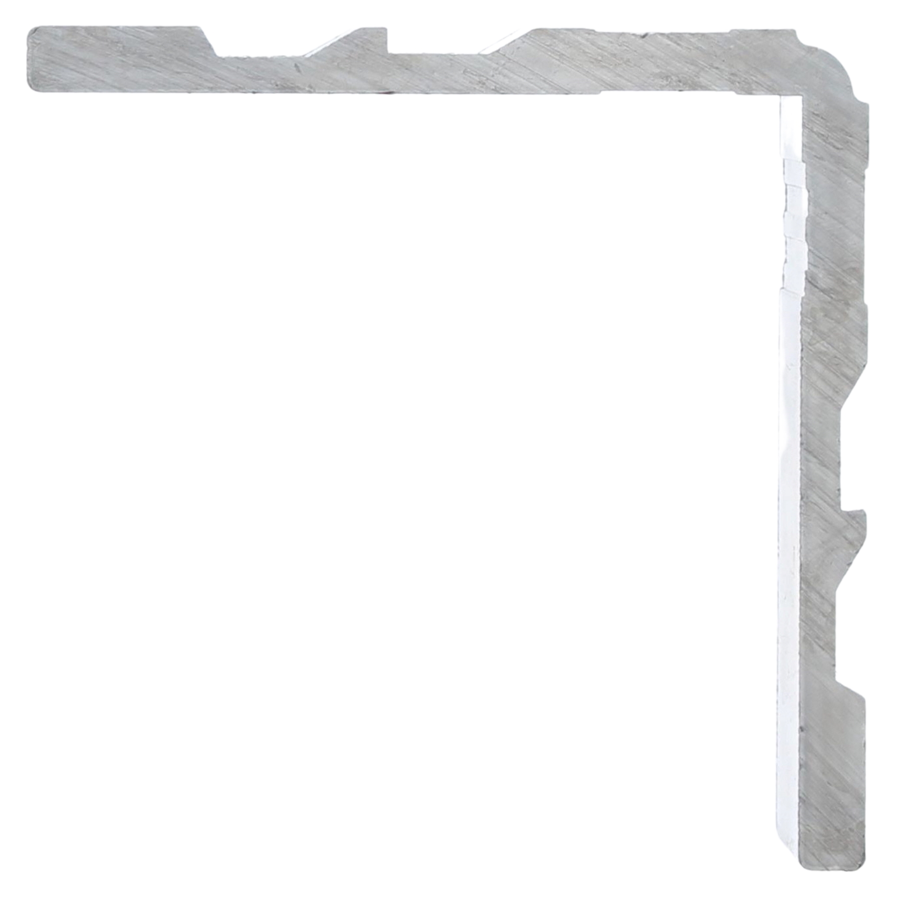 HUECK HARTMANN Eckwinkel 63 x 63 x 6 mm 770370, Schiefer