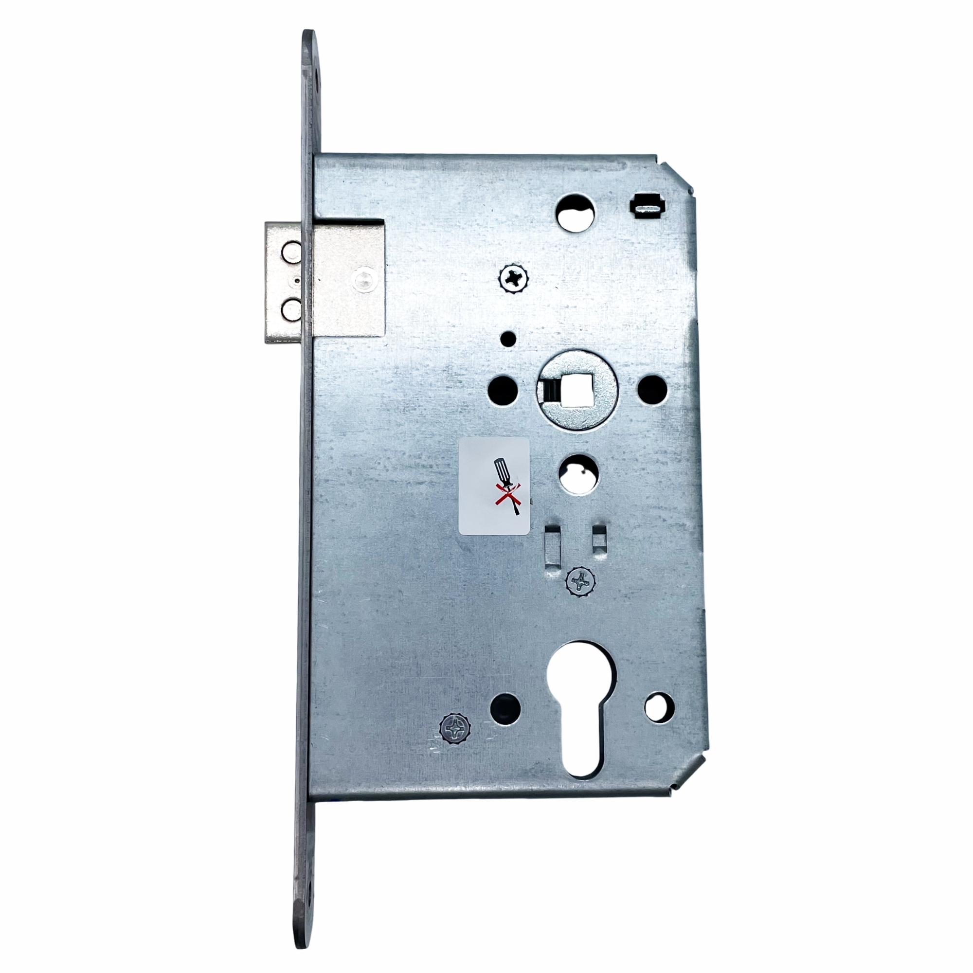 [BA] BMH Einsteckschloss 300 PZW 70/72/8 DIN Rechts 20x235 rund Edelstahl, Türschloss, Sicherungselement, Metallgehäuse, Haussicherheit, Zylinderloch