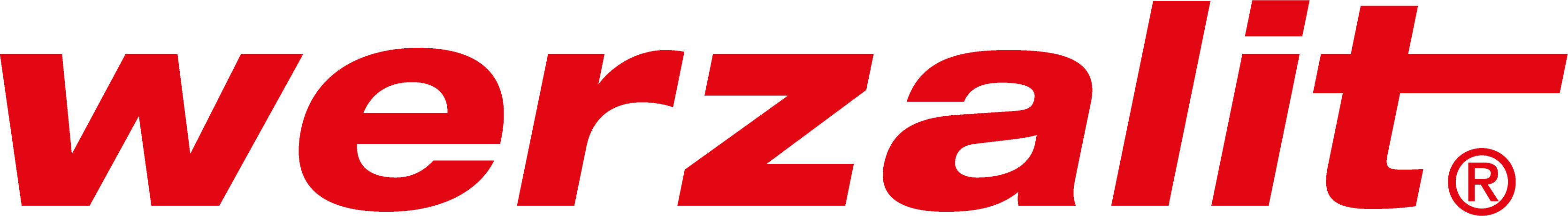 Werzalit, logo, wordmark, rot, marke, rot branding