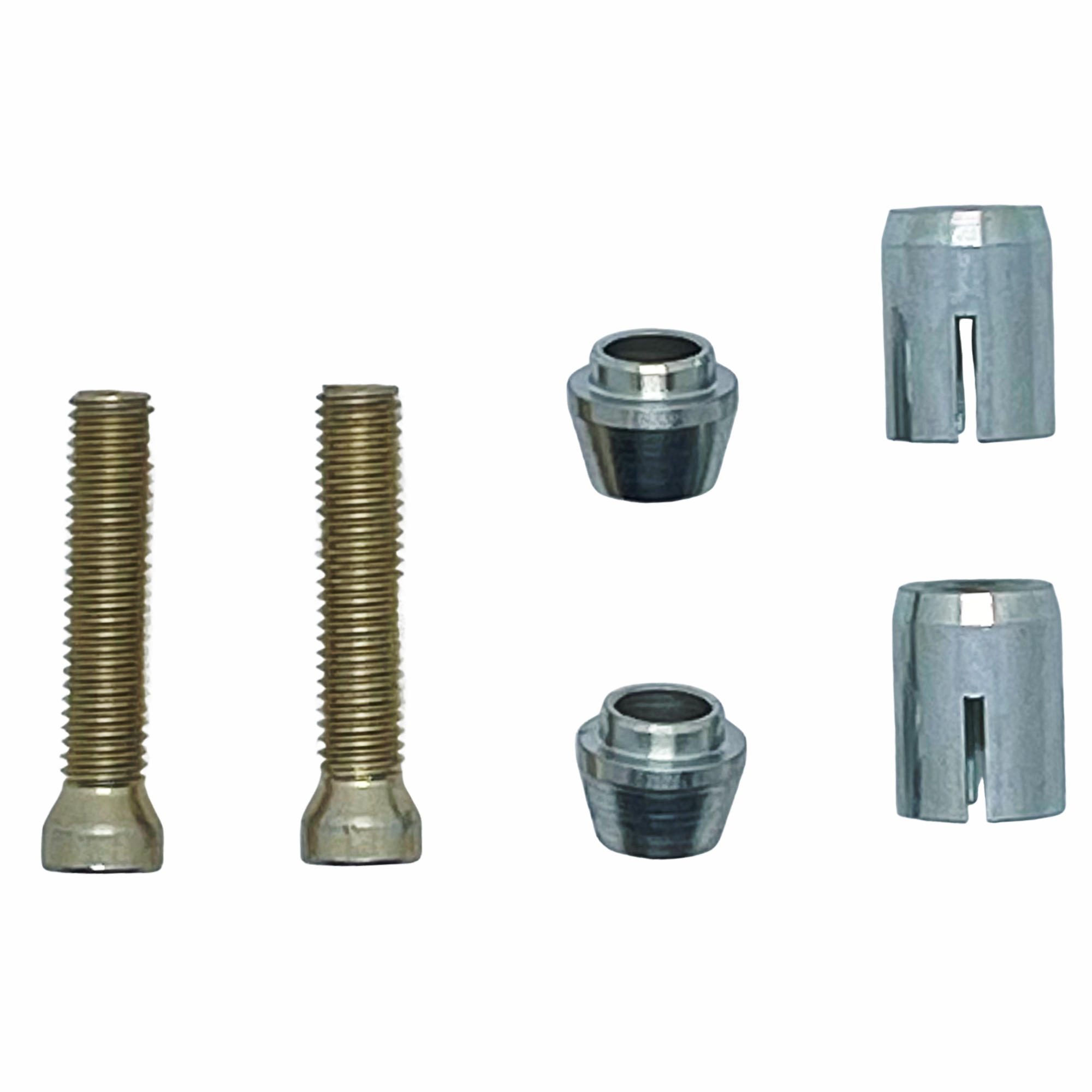 Dr. Hahn Befestigungsmittel A650 M8x38 2 Stück für Serie 60 AT Aluminium, Schrauben, Gewindeschraube, Metallschraube, Blechschraube, Muttern