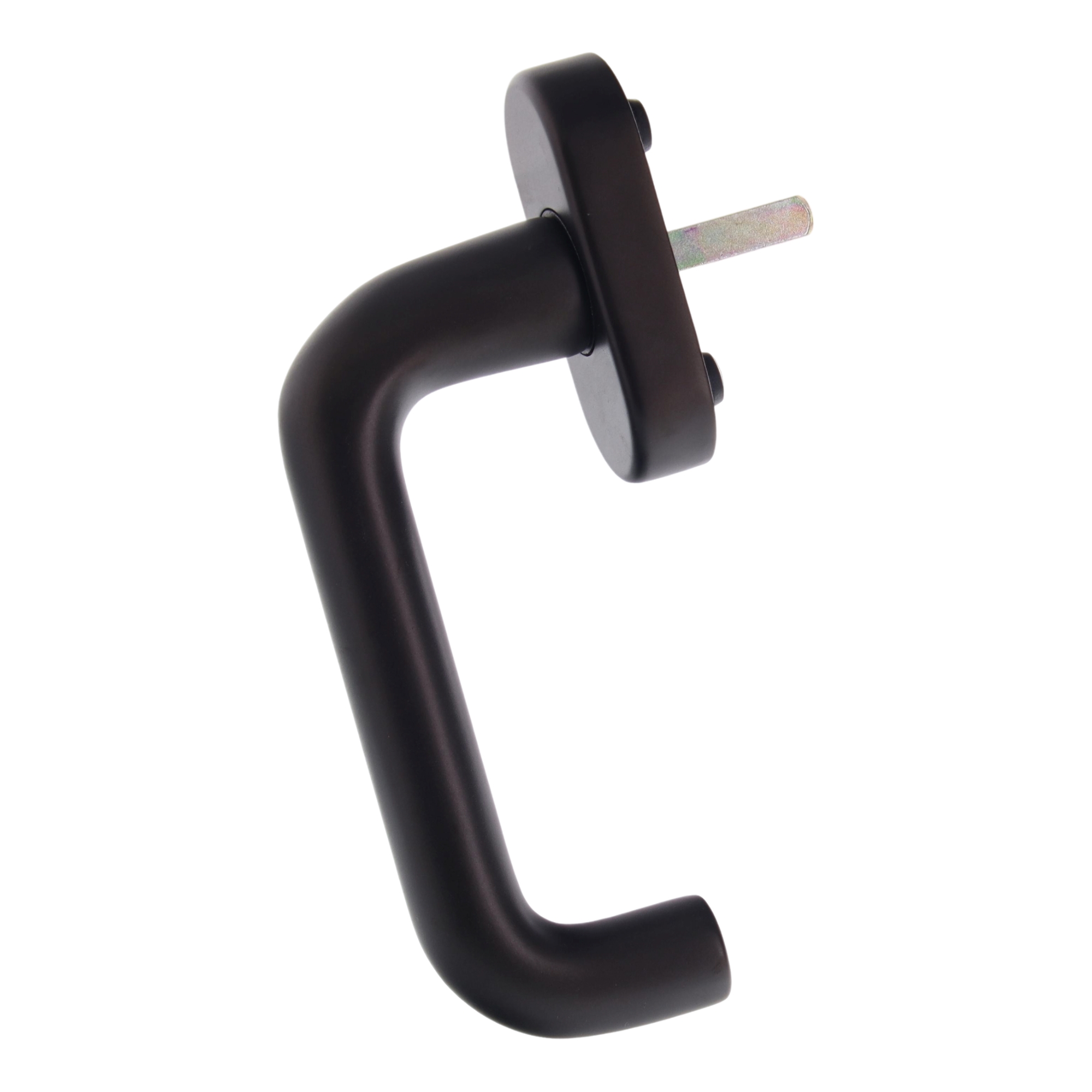 [BA] FSB Fenstergriff 3421 Aluminium 07, Türgriff, Koffergriff, Schwarz, Metallstab, Rundrohr