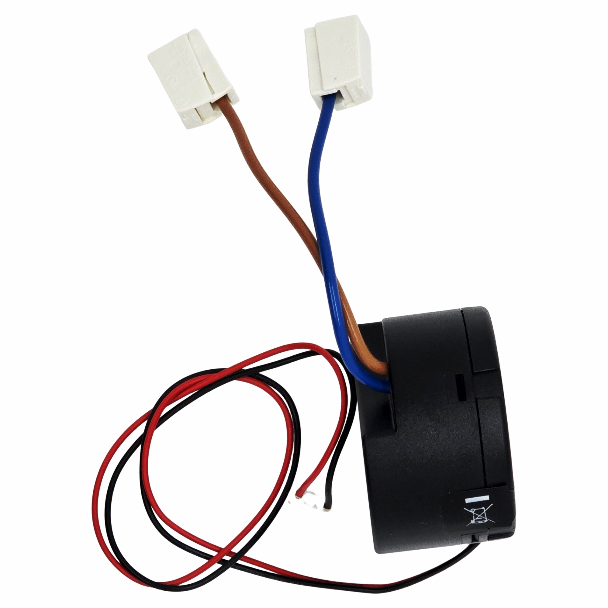 [BA] Assa Netzteilmodul 1003FT 24V DC geregelt 1A Schalterdose, DC-Motor, Kle motor, elektrischer Anschluss, blau braun Kabel, rot schwarz Kabel