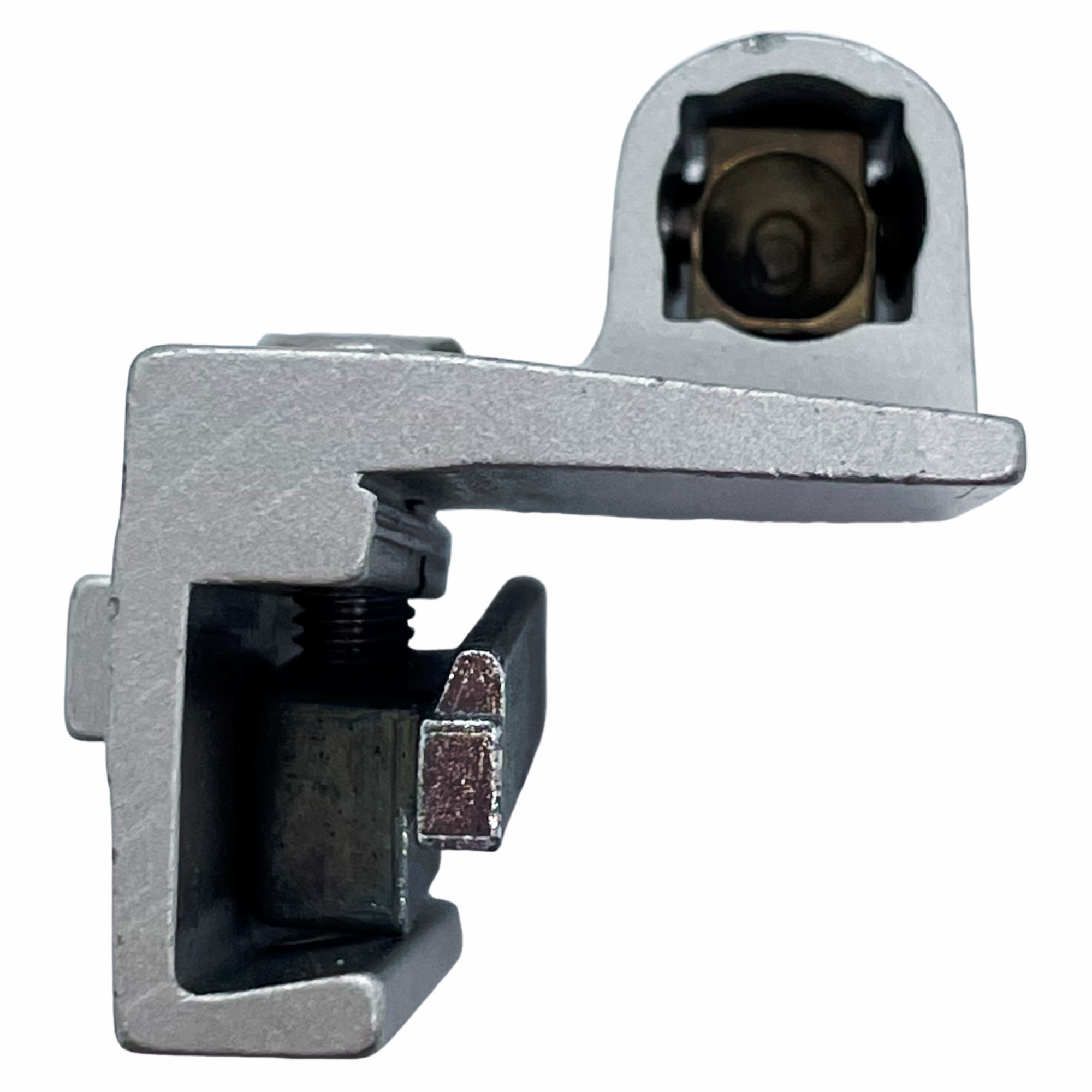 [BA] Wicona Ecklager kpl. silberfb. 6041124 01 LS, Zughalter, Schließmechanismus, Schraubmontage, Metall, Gehäuse