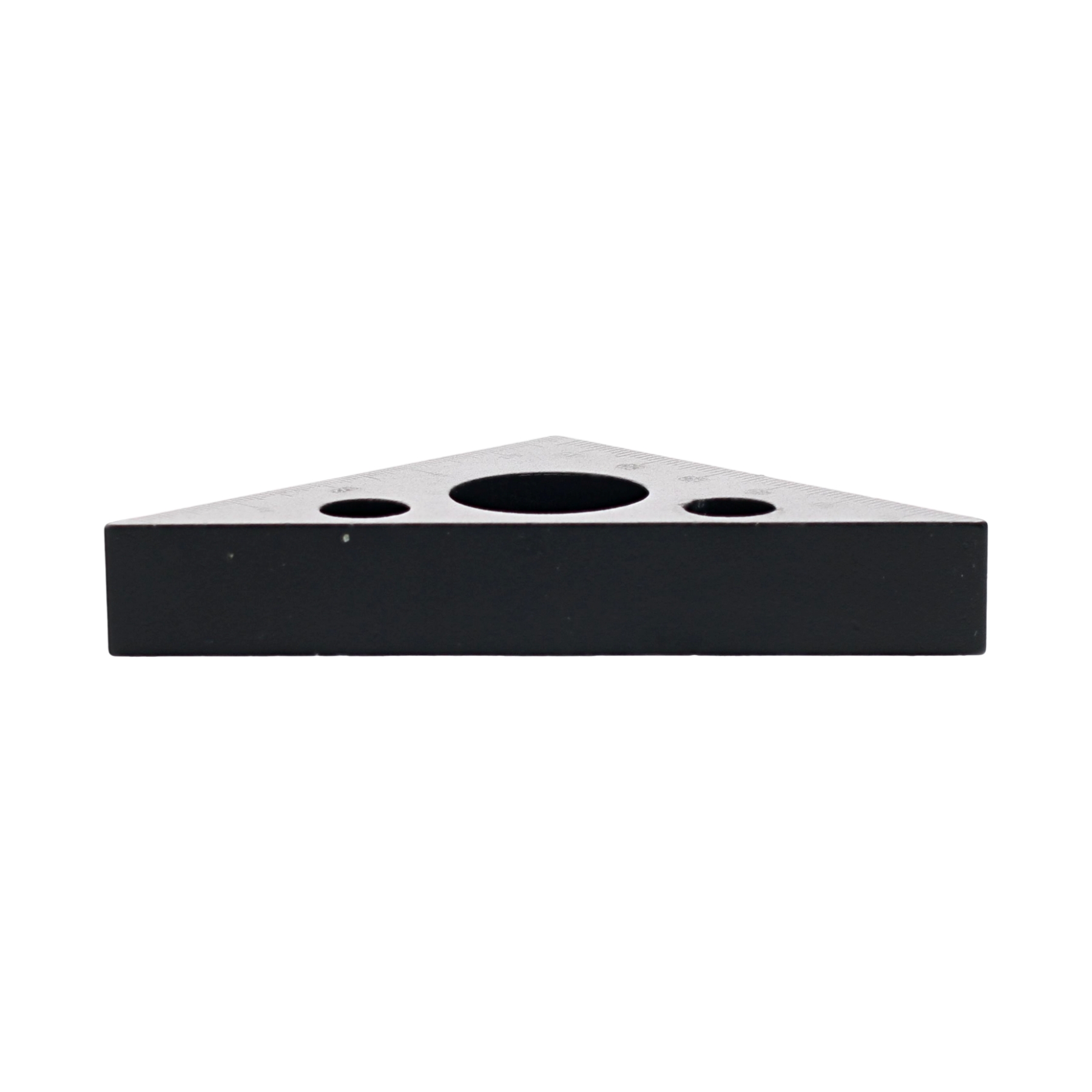 MACH ICH® Werkzeugwinkel schwarz metrisch & imperial  45° & 90° Winkel  präzise Markierungen, Schablone, Winkelhalter, Gleiter, Montageplatte, Material: Kunststoff