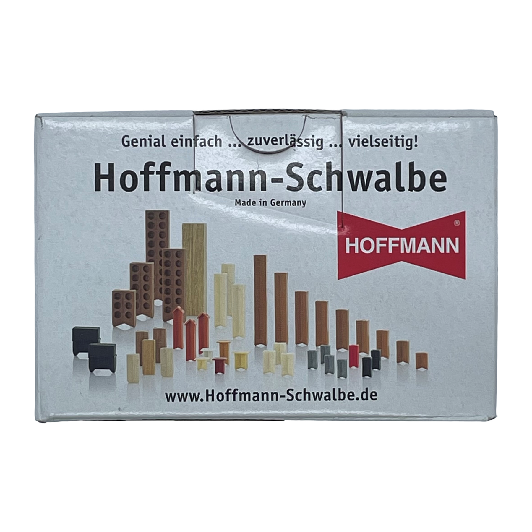 Facett HOFFMANN Schwalben ohne Kappe W-2 6,0mm zu 1.000 St. Nr.9200600, Hoffmann-Schwalbe, Baustein-Set, Holzstäbe, Konstruktionsbausteine, Made in Germany