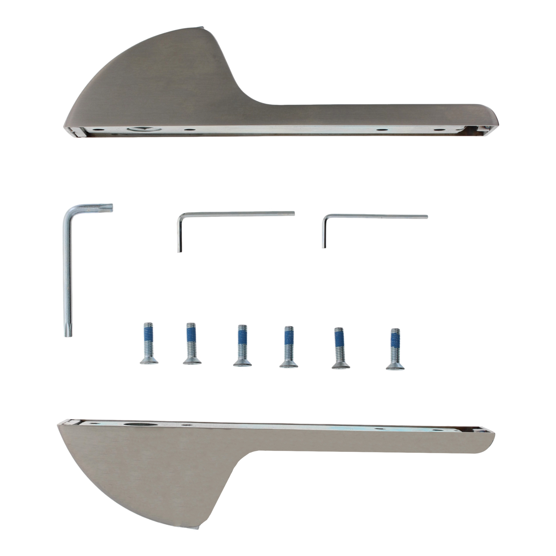 Pushbar EPN 900 III UG GS 45° niro, Griff, Maschine, Schraube