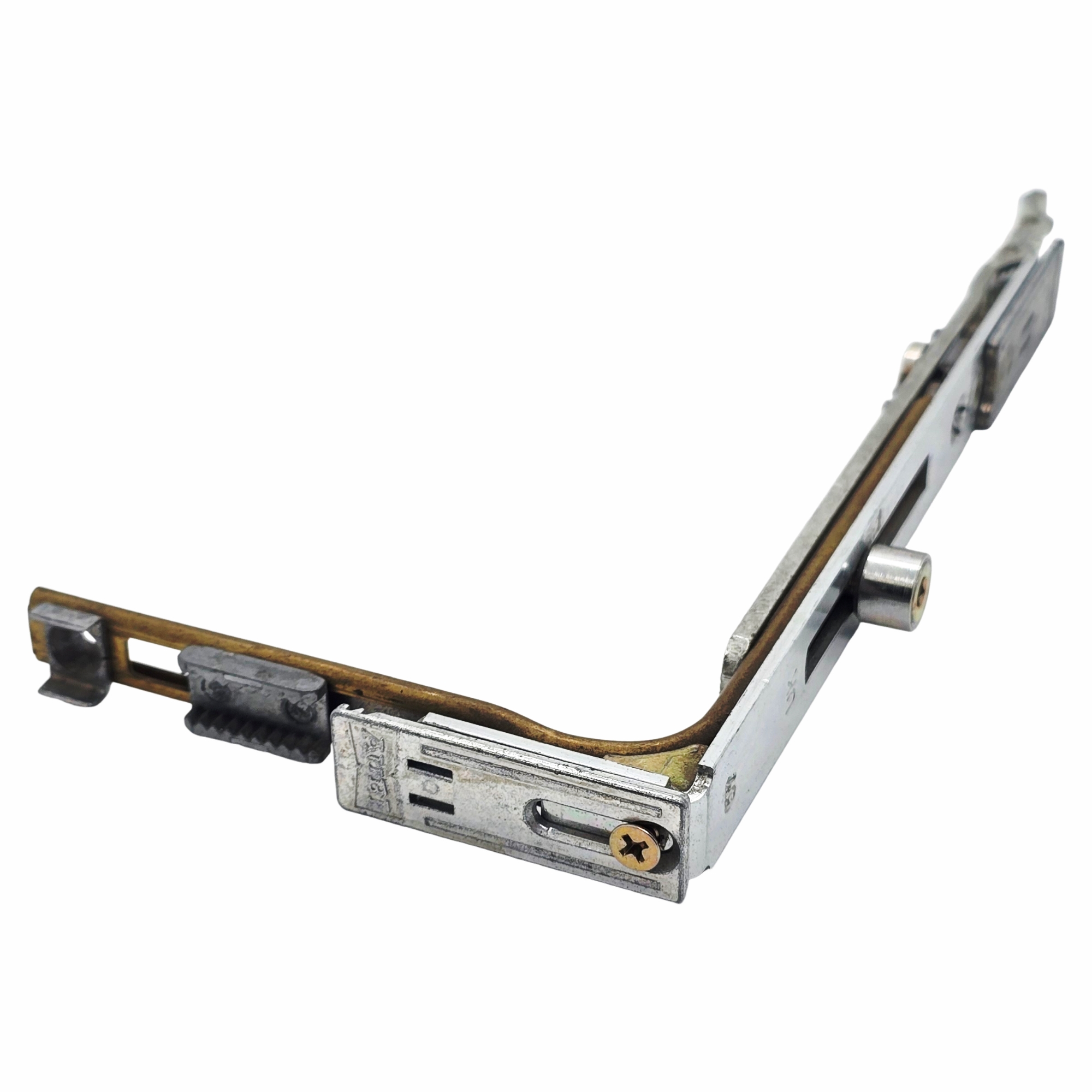 [BA] Aubi Eckumlenkung UK, Altteil, HDD Einschub, Schienen-Slot, DIN Rail, Metallgehäuse, Kernstück Festplattenhalter