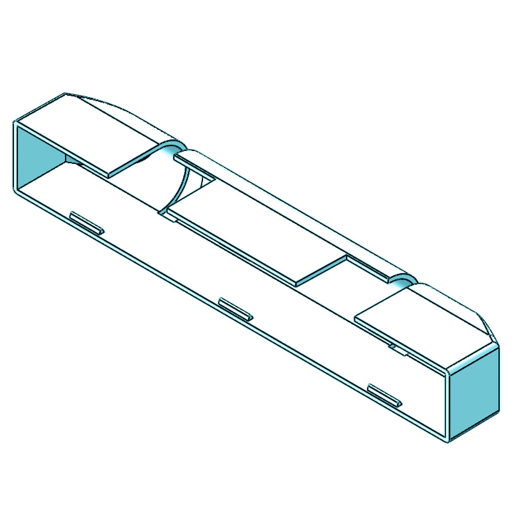 FEPS Cap Abdeckkappe WI-AK002 als Ersatz fürWinkhaus Scherenlagerkappe SPWS Fenster Ersatzteil 8,79x1,27x1,66cm