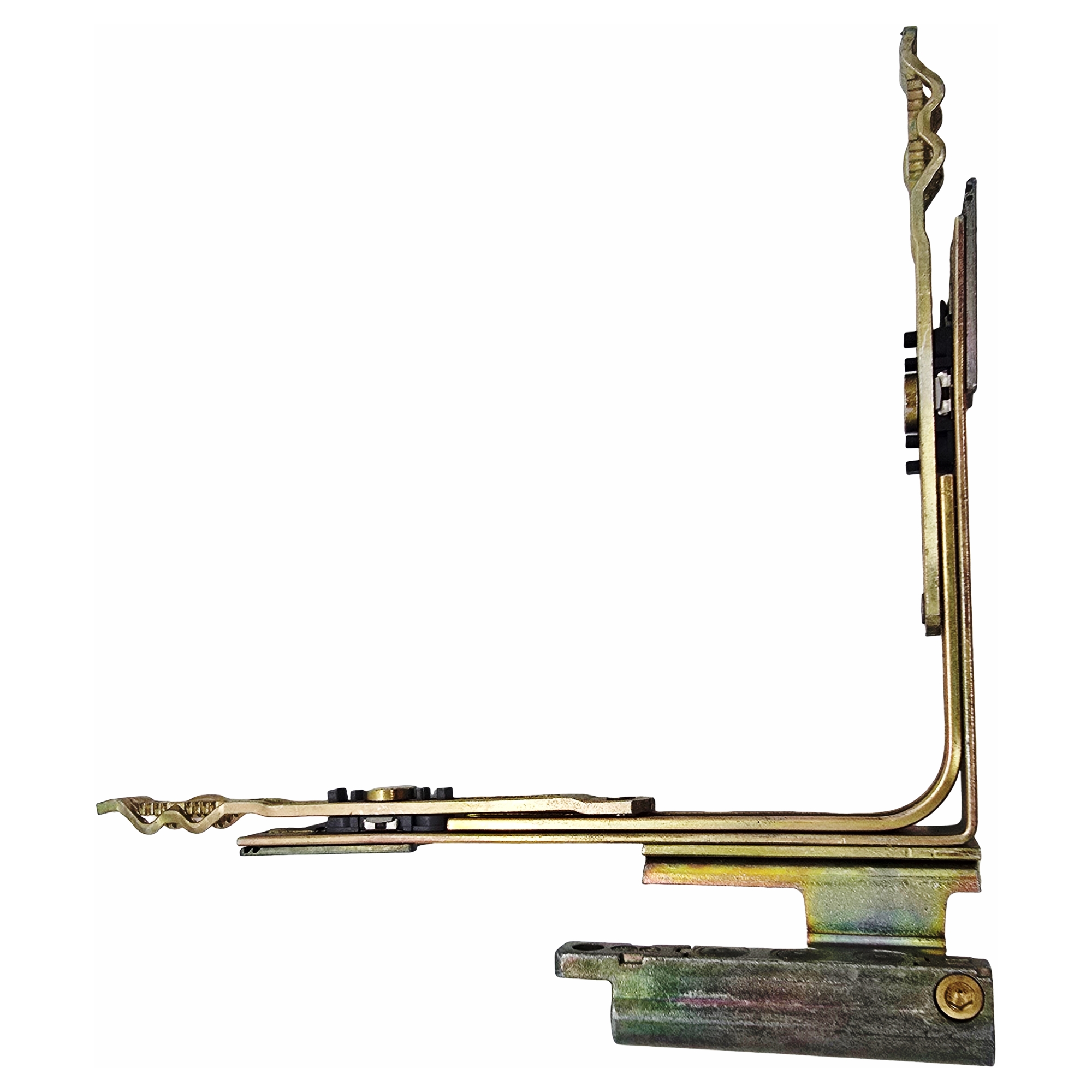 [BA] Aubi Eckumlenkung mit Eckband UW 320 L, hardware, elektromechanisch, messing, flachlatt, verschluss