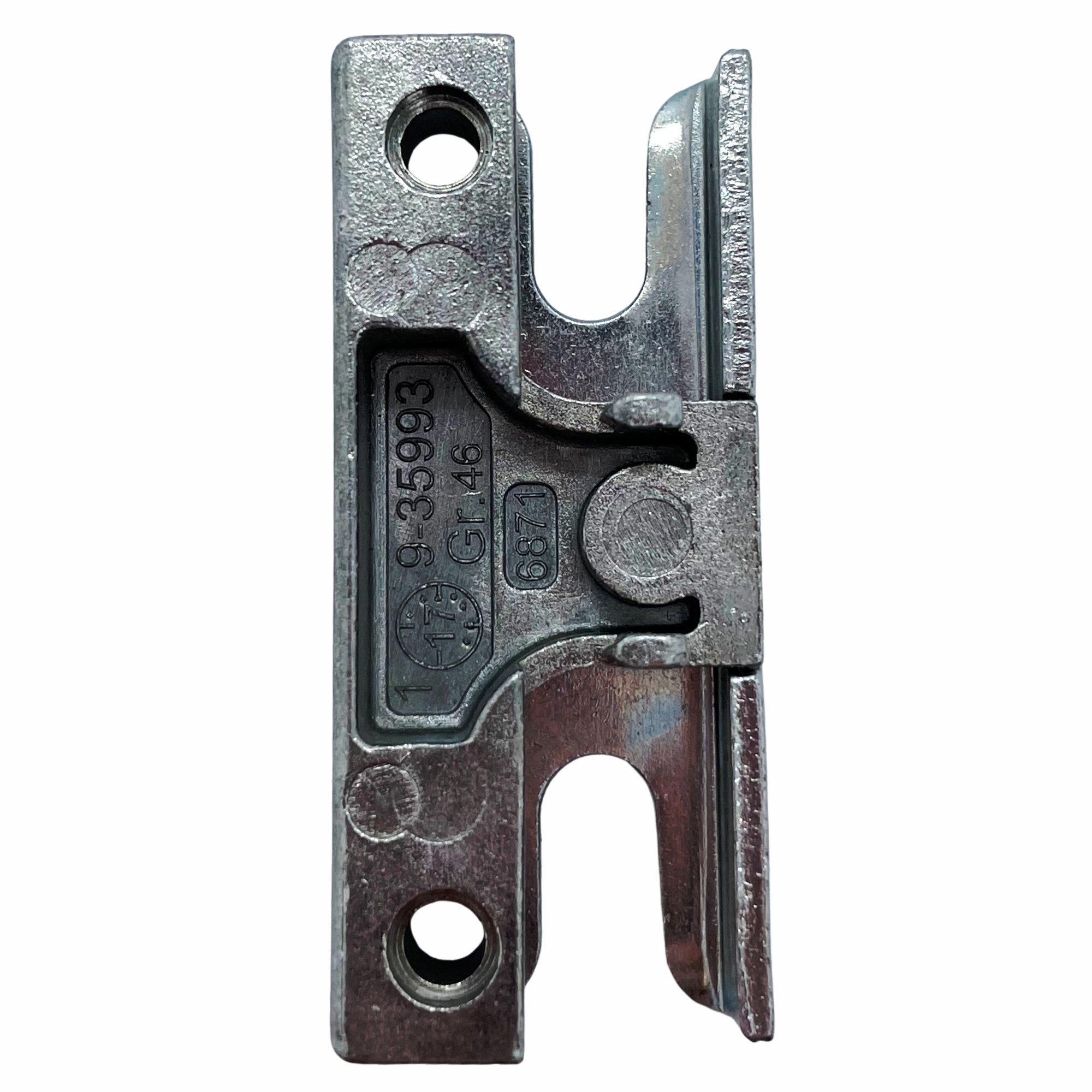 [BA] GU Pilzkopschließblech 9-35993 Gr. 46, Metall-Scharnier, Verdecktes Scharnier, Küchen-/Tür-Scharnier, Scharnier aus Metall, Stempelnumern