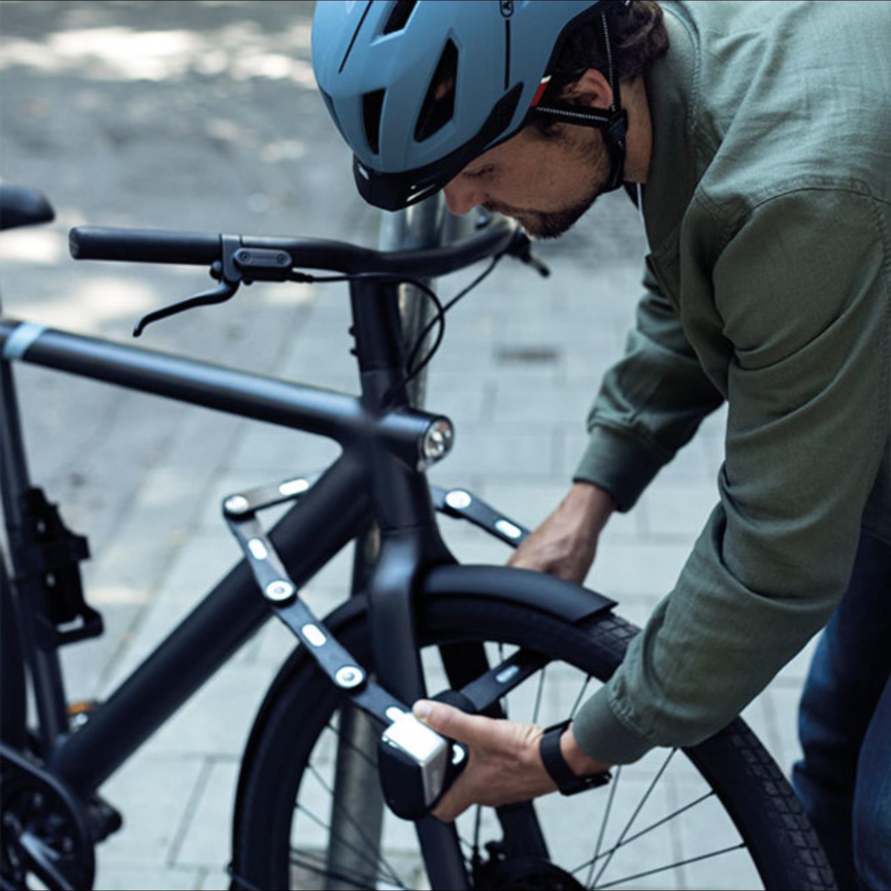 ABUS BORDO™ One Smartes Fahrradschloss 6500A/110 BK SH, Rad, Erwachsener, Männlich, Mann, Person