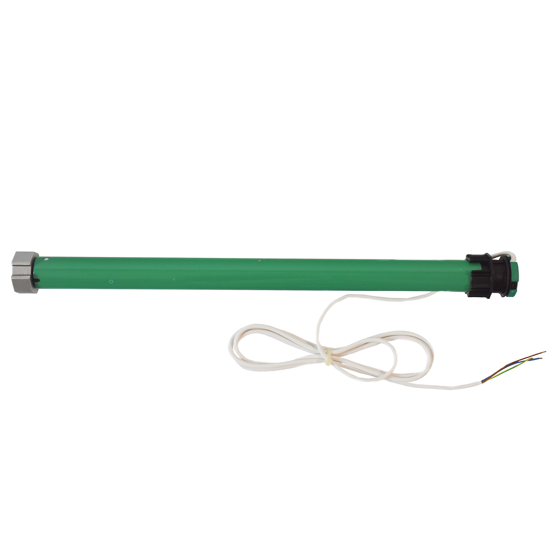 greenteQ Funkgesteuerter Rollladenmotor 40Nm Mega-F3 für 60mm Welle, roller, grün, Zylinder, elektrisch, montiert-kabel