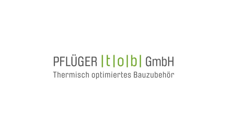 Pflüger TOB GmbH, logo, baubedarf, thermisches bauzubehör, markenfrei, gmbh