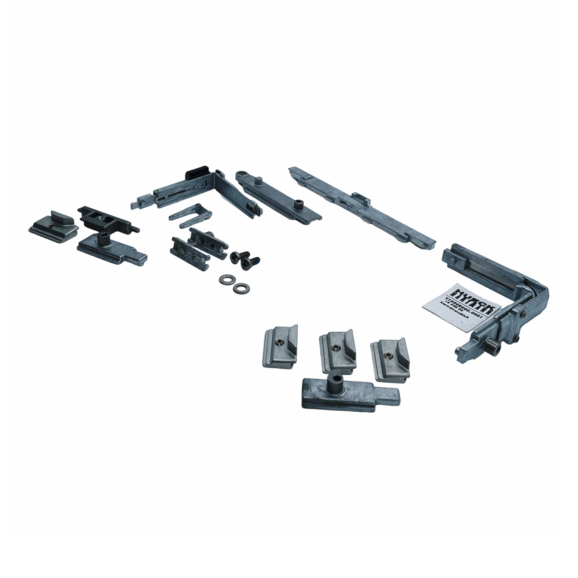 [BA] Hueck Hartmann Umbausatz 2850-03 US neu, Schienennutverbindung, Metallbeschläge, Gemeinschaftskomponente, Montagekit, Aufhänger